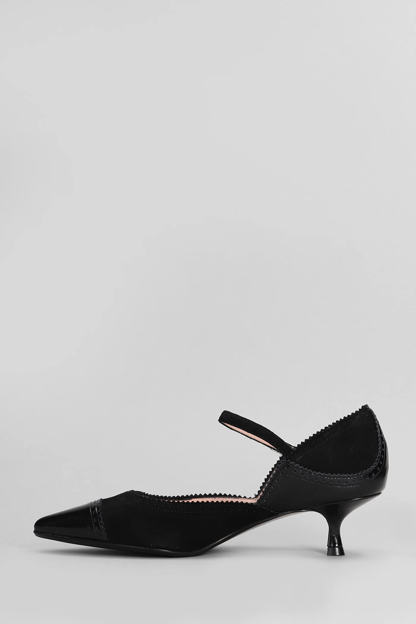 Pumps in black suede - Image 8