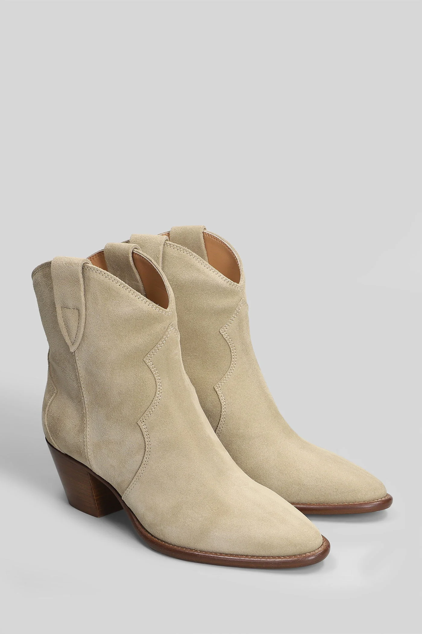 texan Ankle boots in beige suede - Image 2