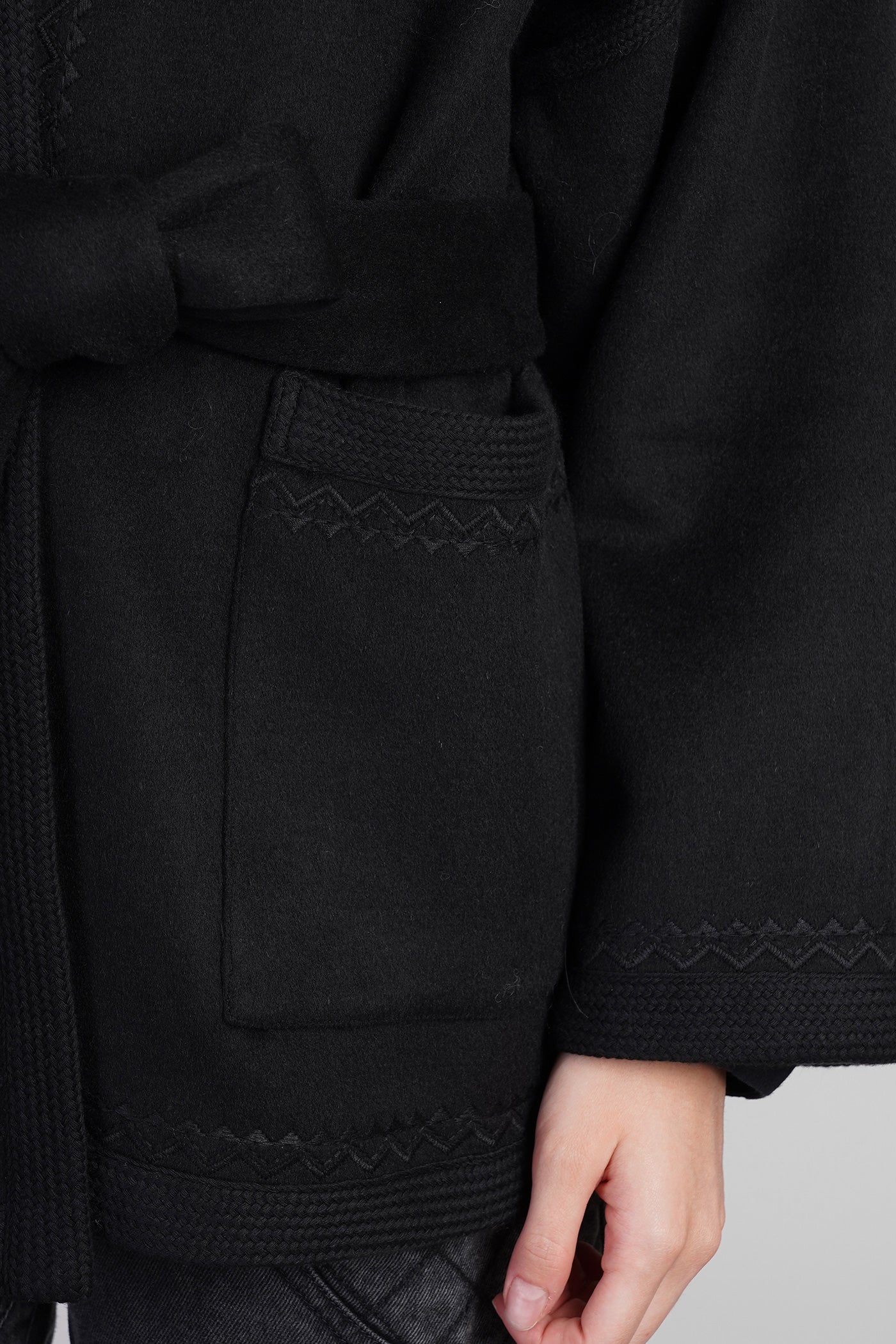 William Casual jacket in black wool - Image 5