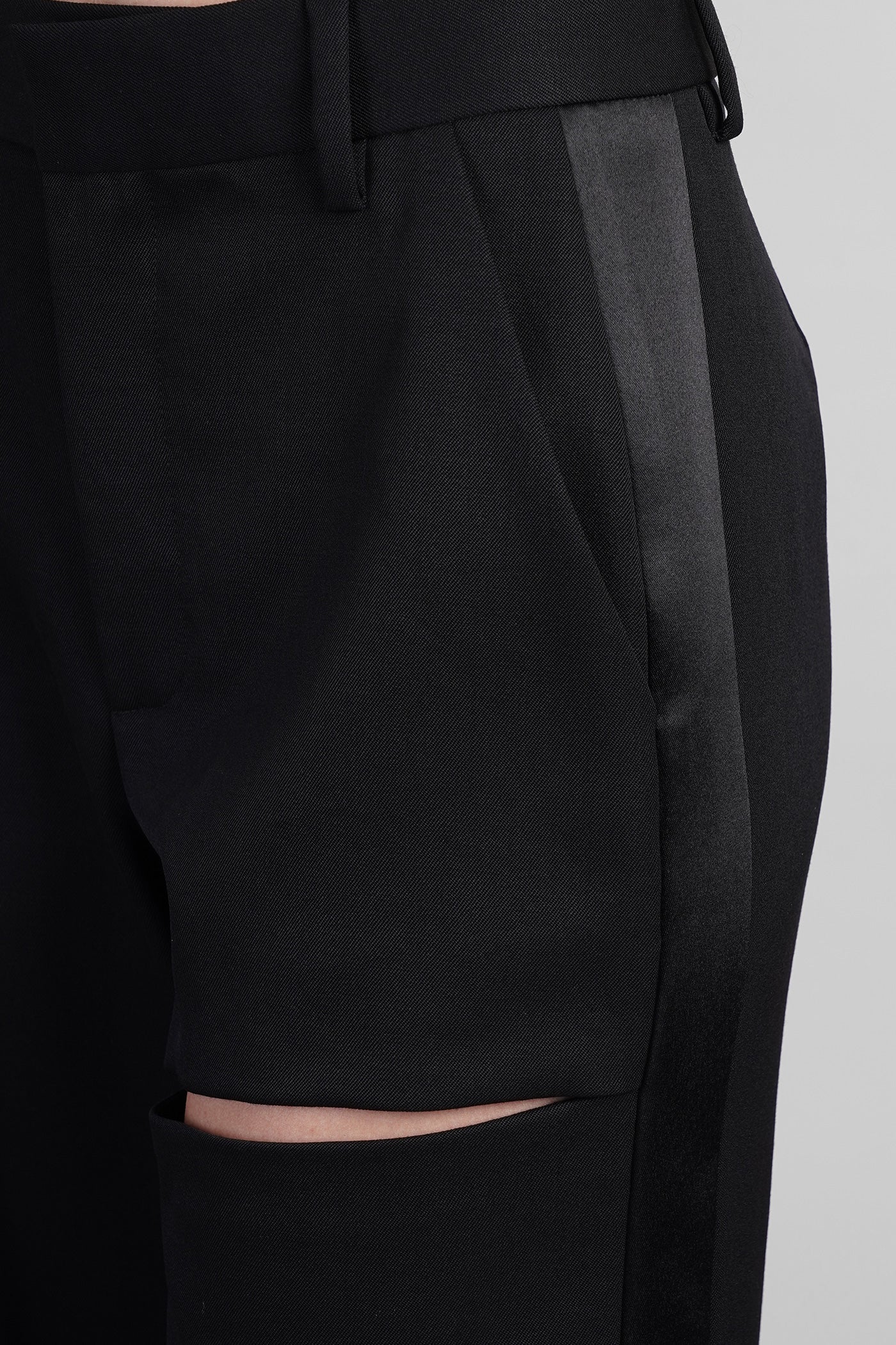 Pants in black wool - Image 5
