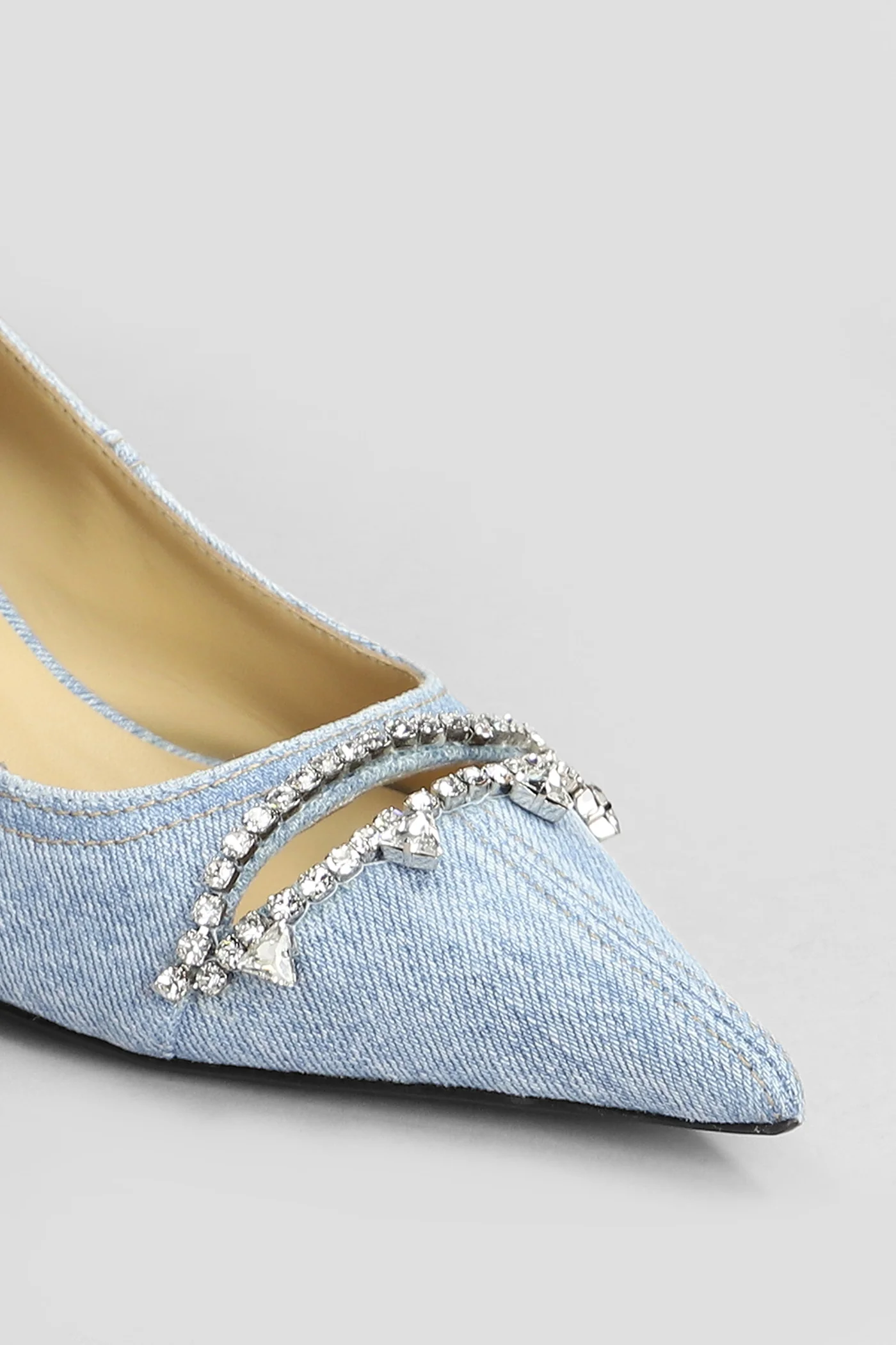 Pumps in cyan denim - Image 5