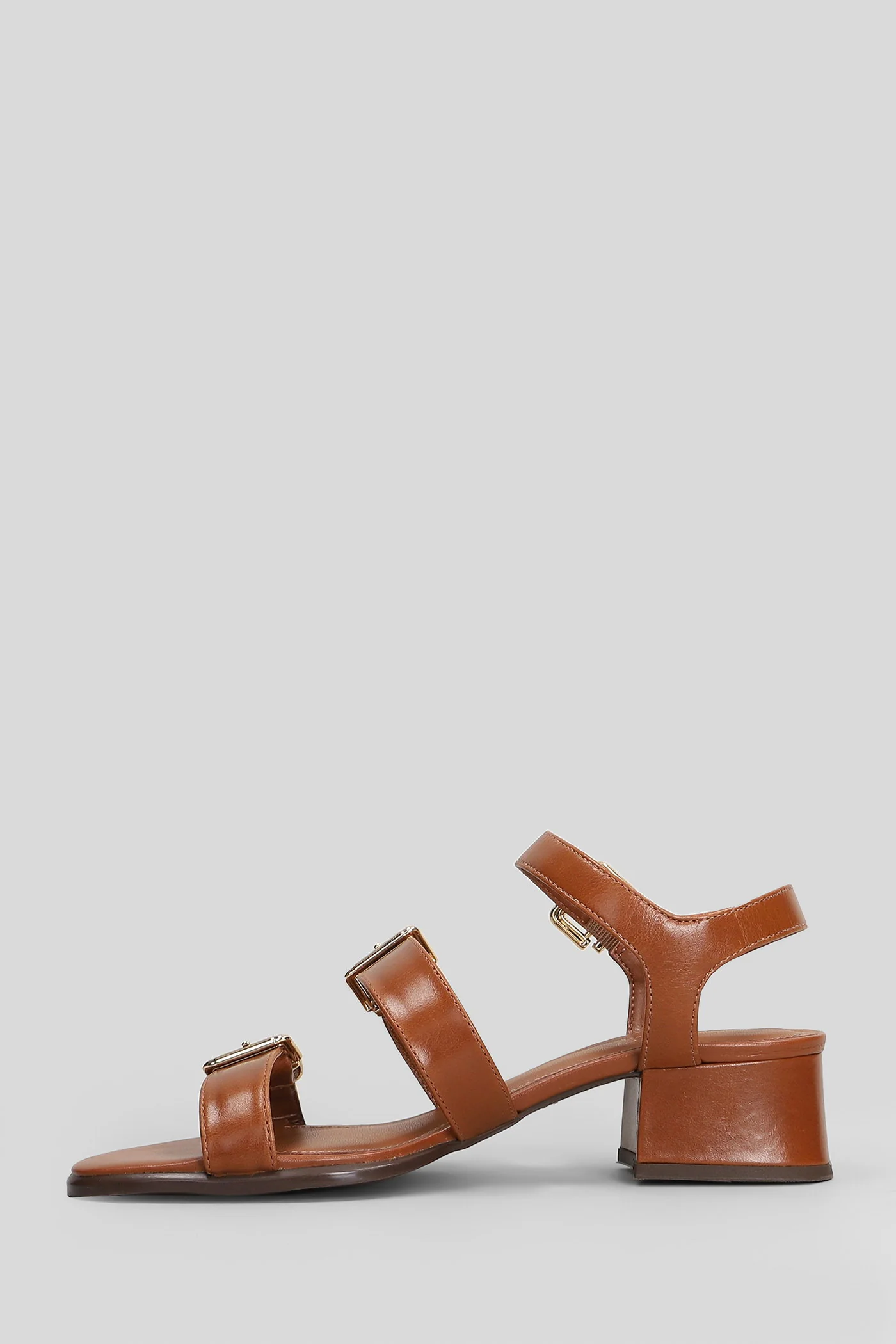 Sandals in leather color leather - Image 3