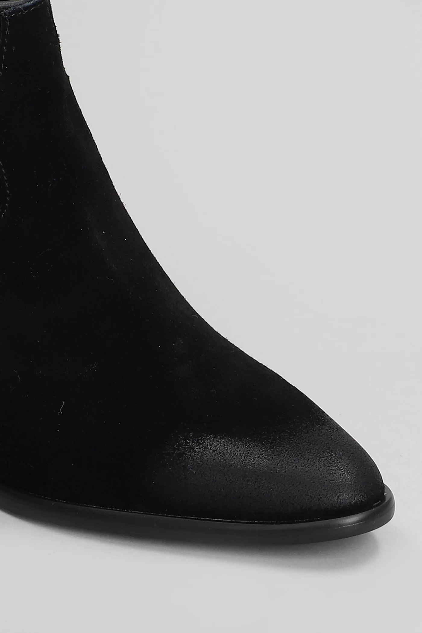 Fame texan Ankle boots in black suede - Image 4