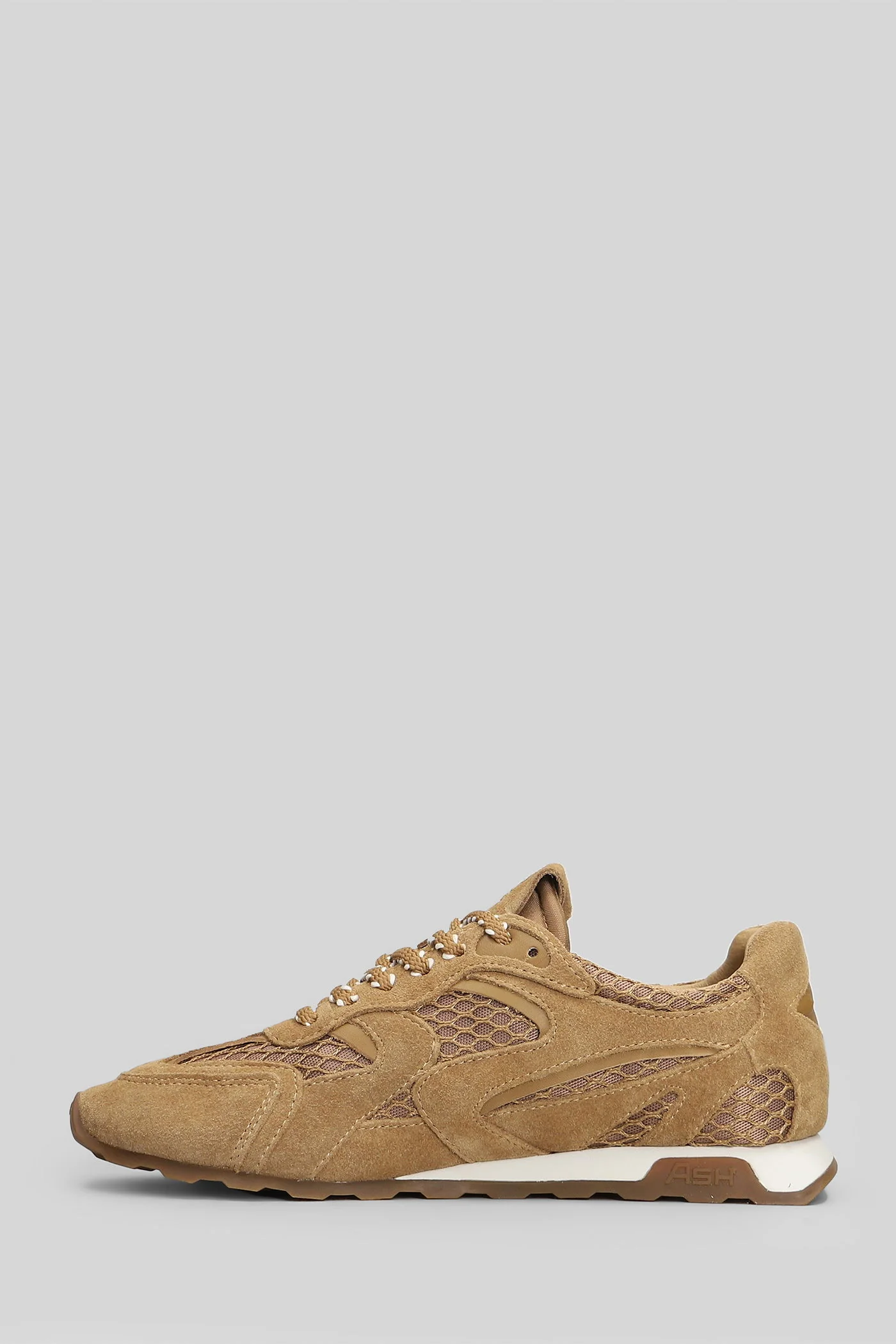Kasarnet Sneakers in leather color Suede and fabric - Image 3