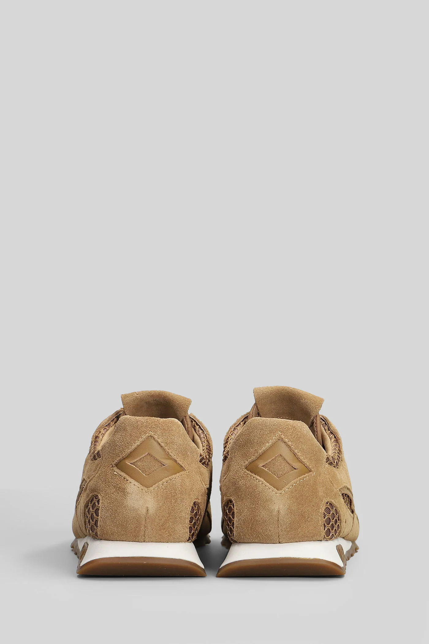 Kasarnet Sneakers in leather color Suede and fabric - Image 4