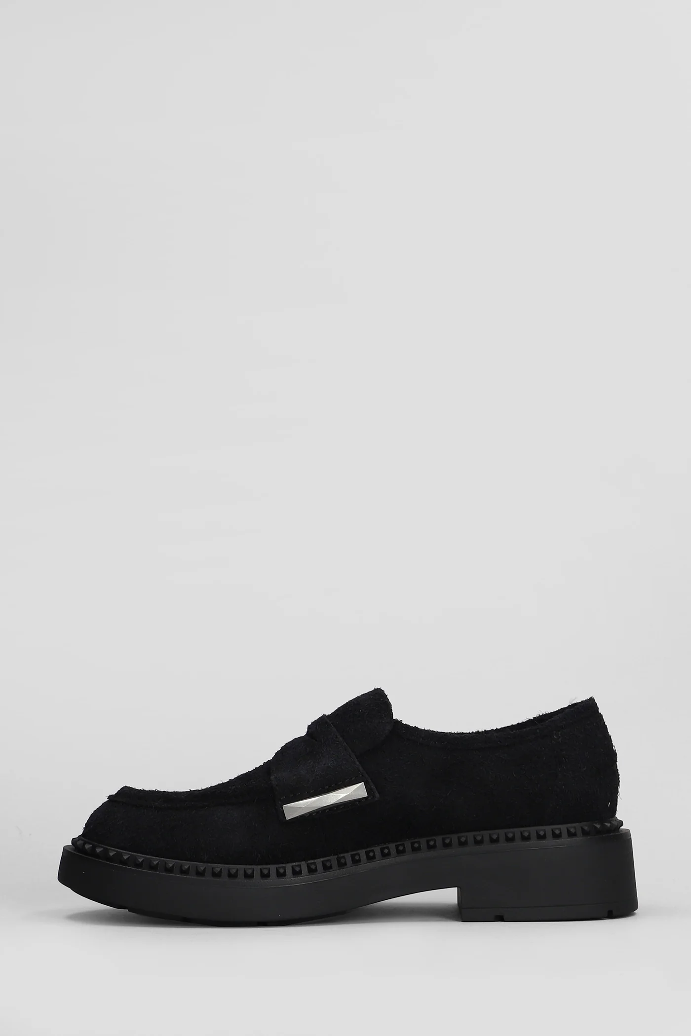 Medusa Loafers in black suede - Image 3