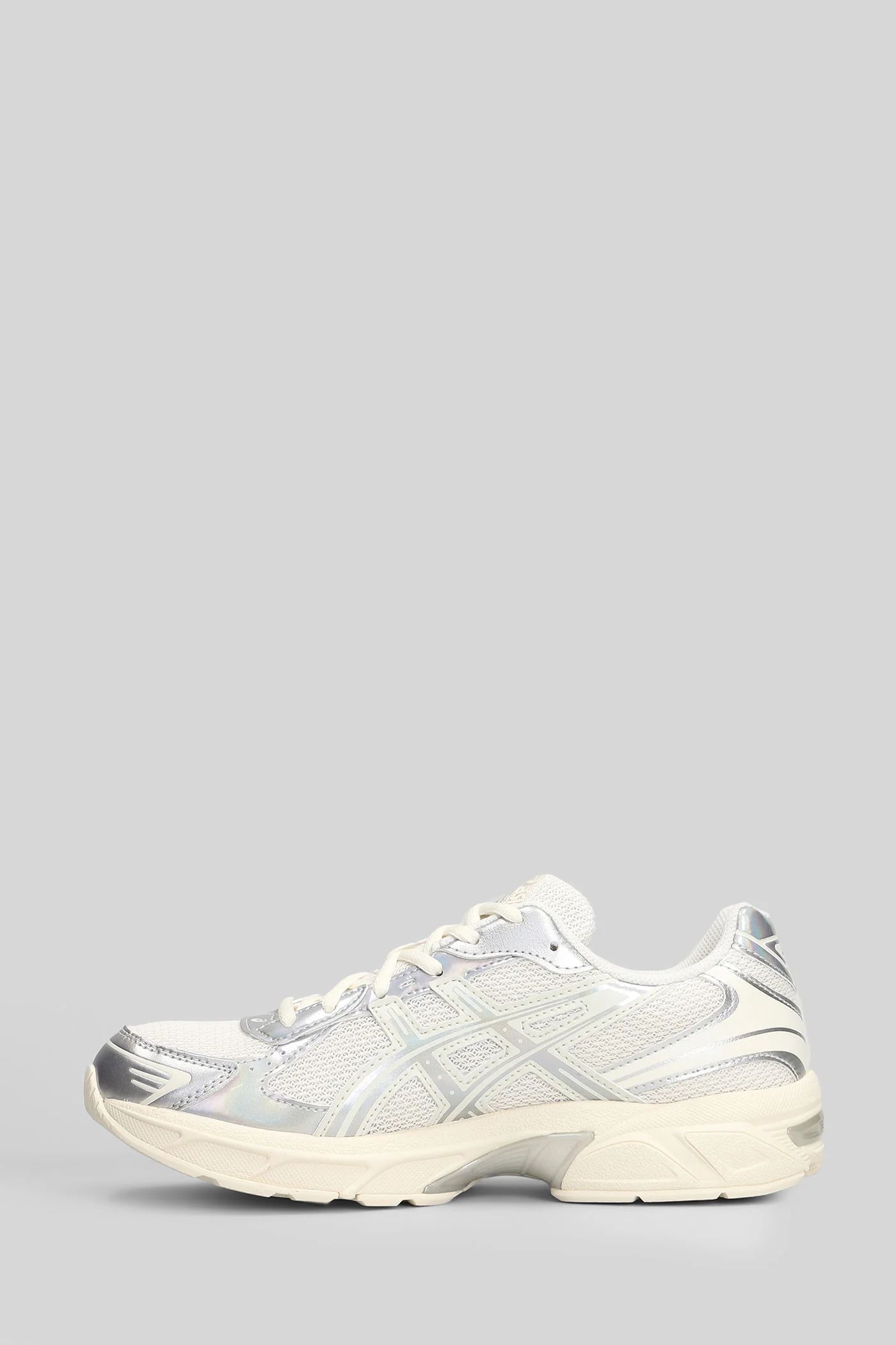 Gel-1130 Sneakers in white leather and fabric - Image 3