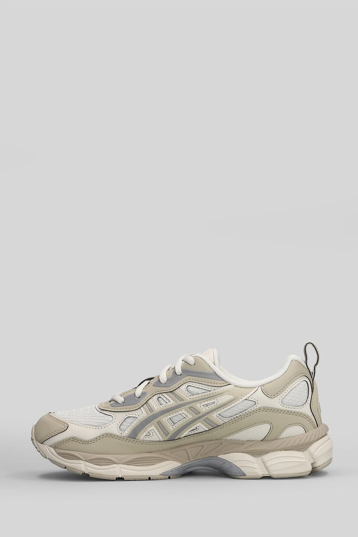 Gel-Nyc Rgd Sneakers in beige leather and fabric - Image 23