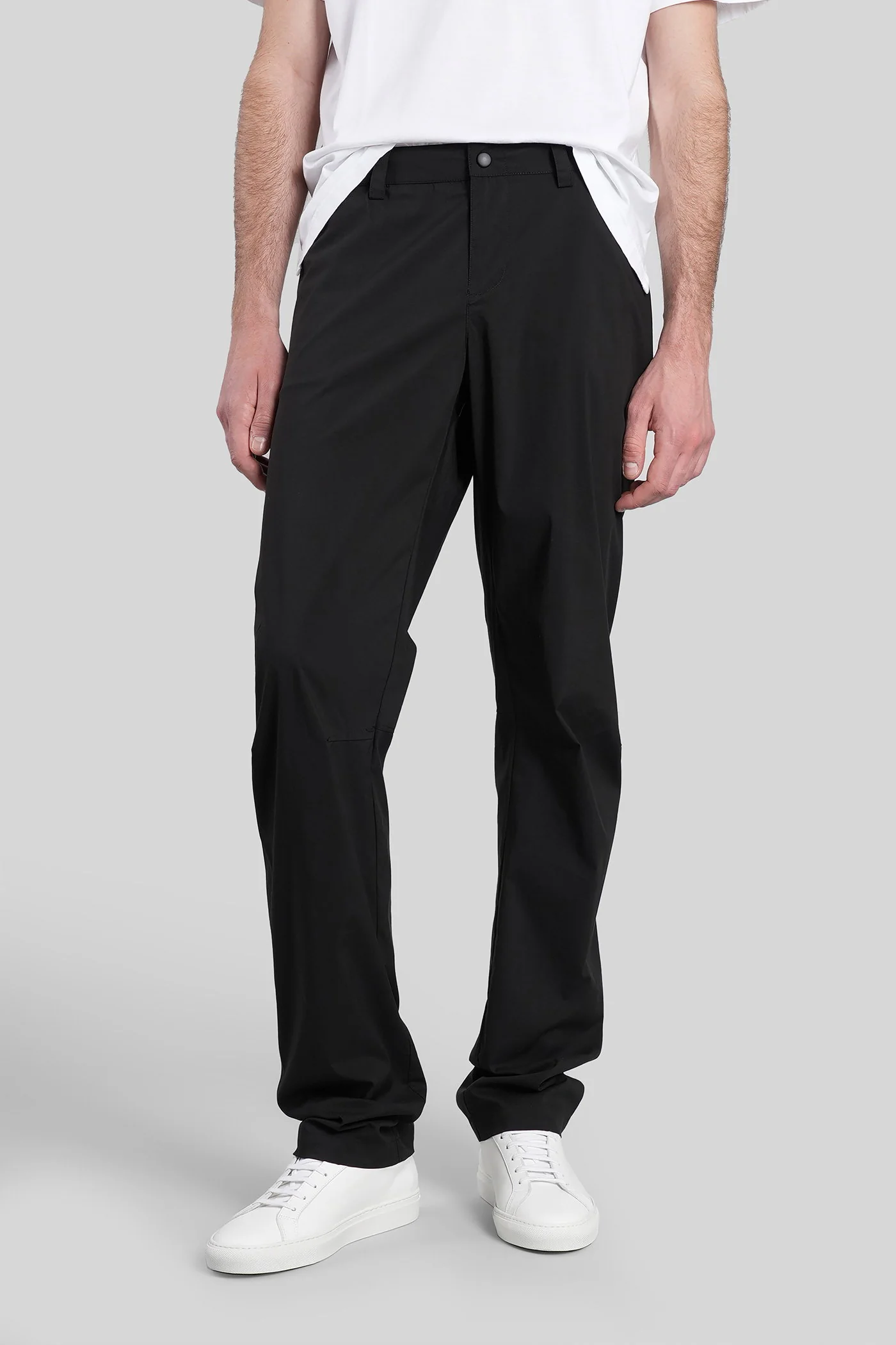 Angle Pants in black cotton