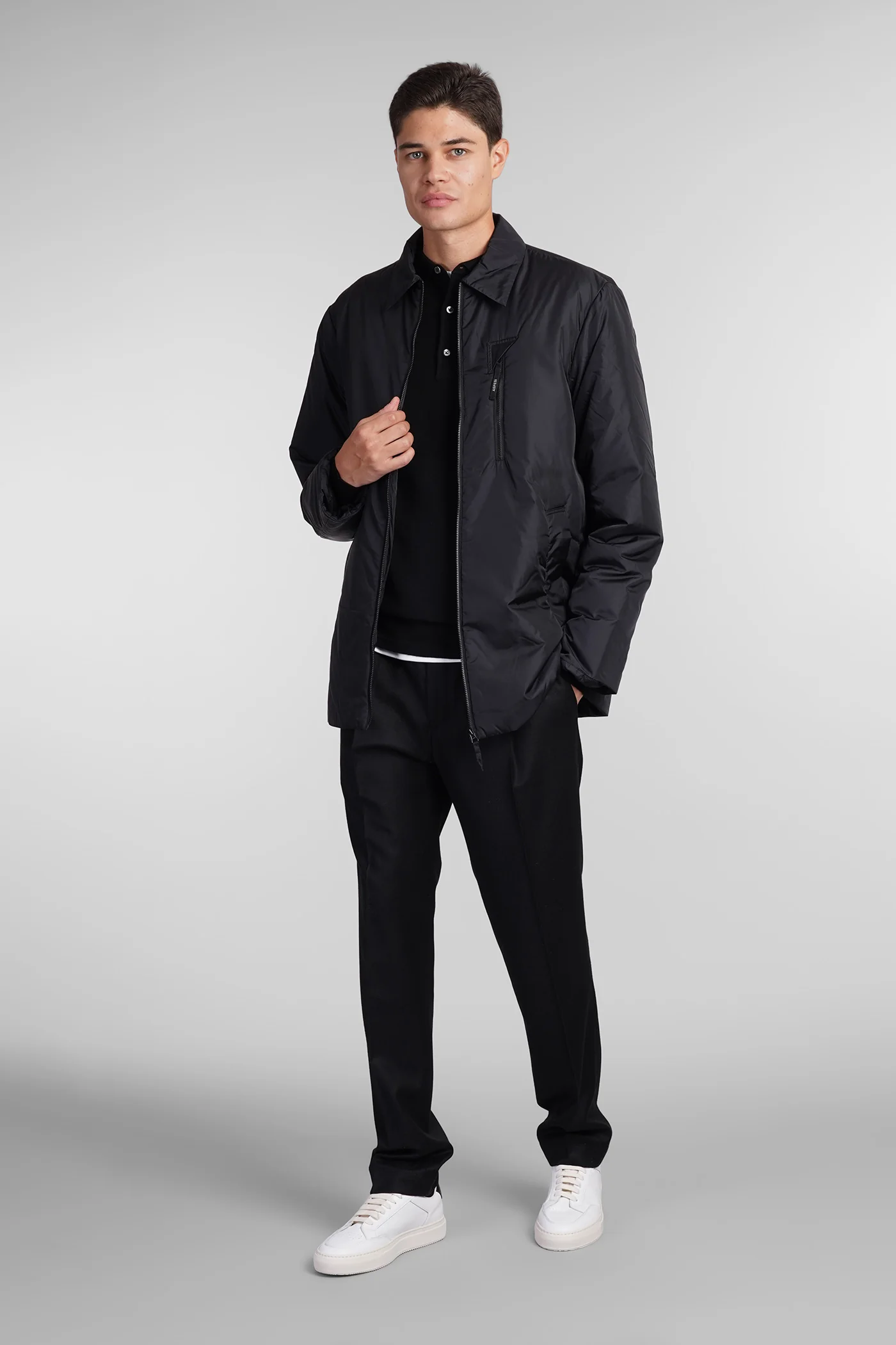 Ezra puffer in black polyamide - Image 2