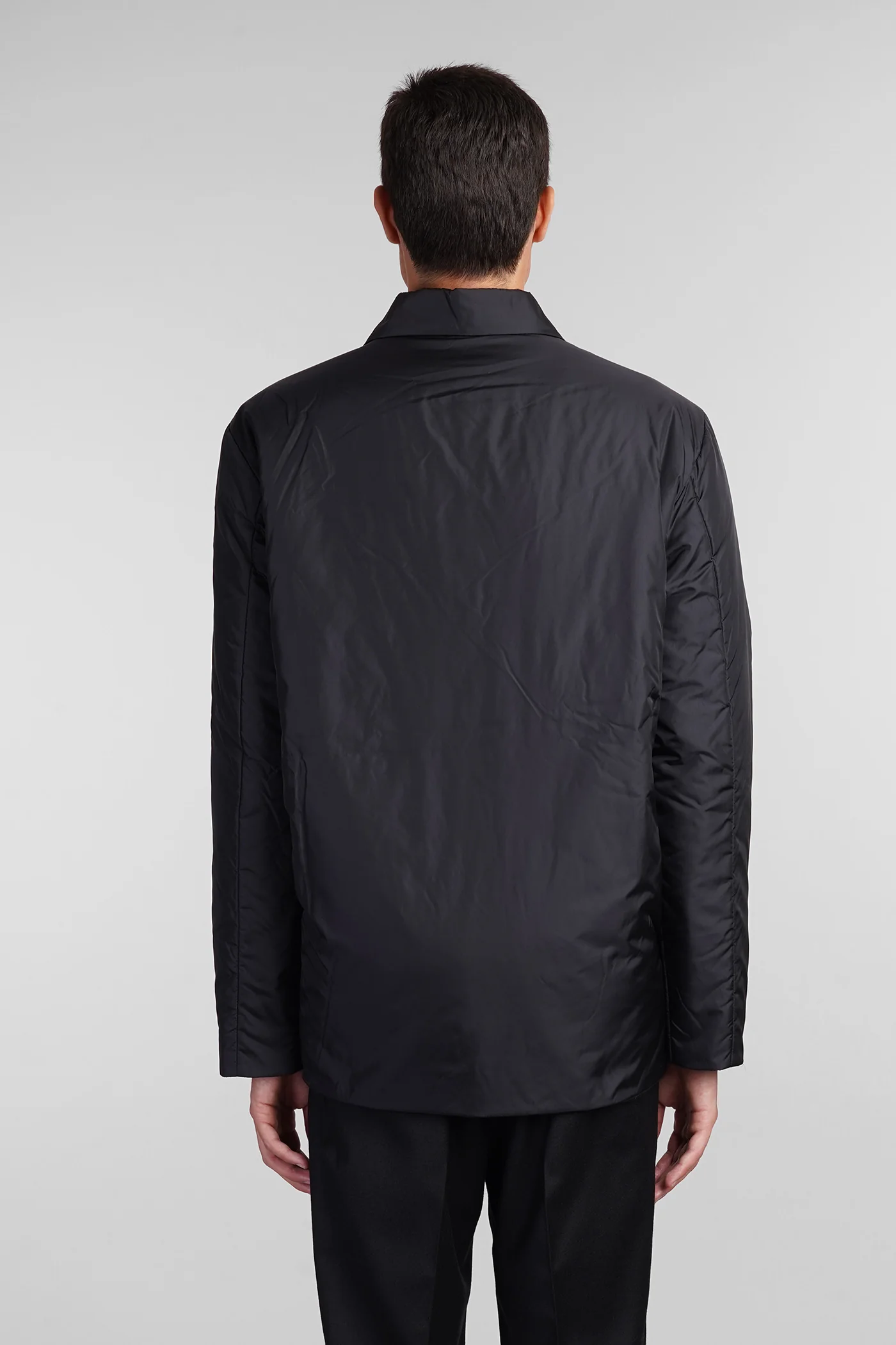 Ezra puffer in black polyamide - Image 3