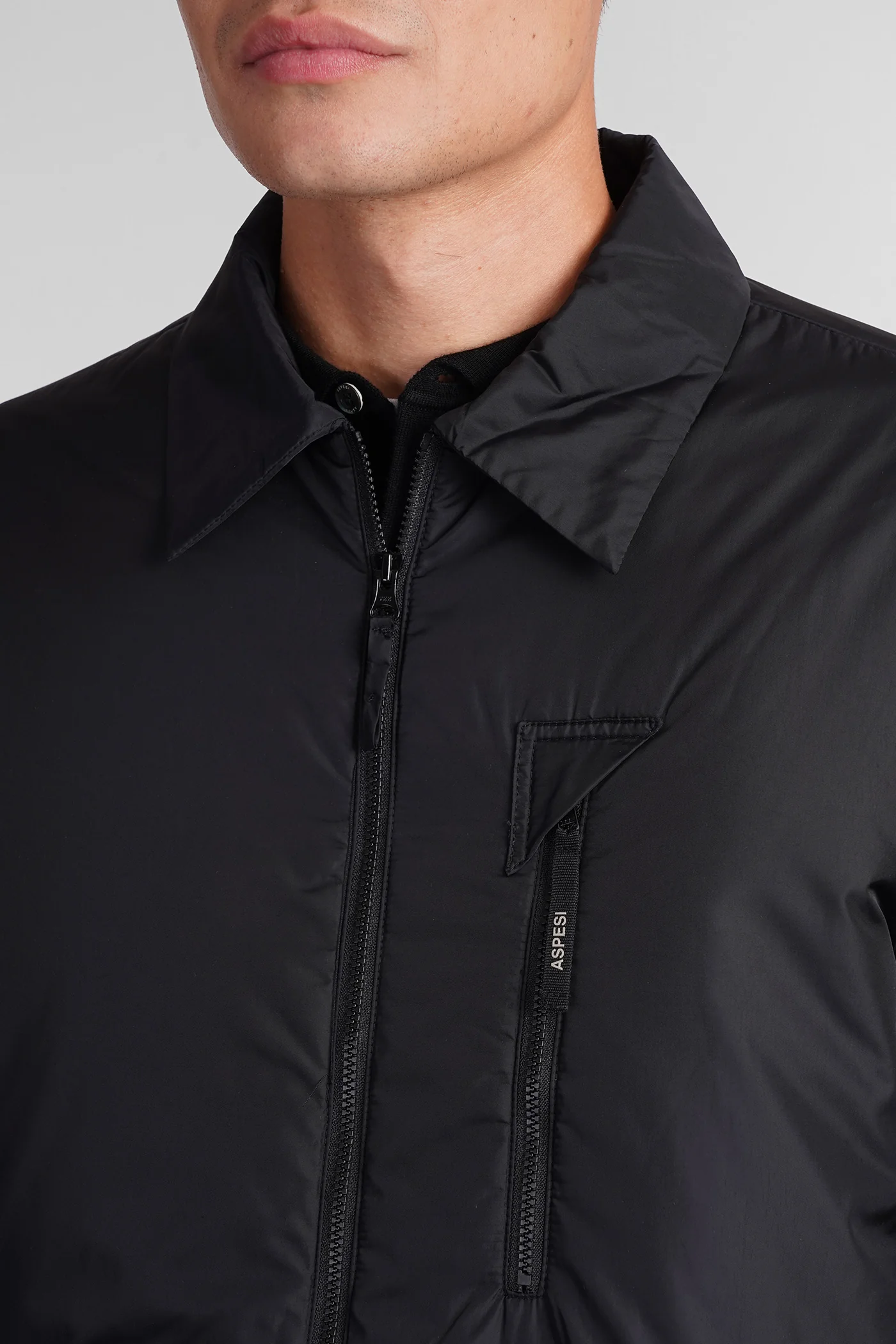 Ezra puffer in black polyamide - Image 5