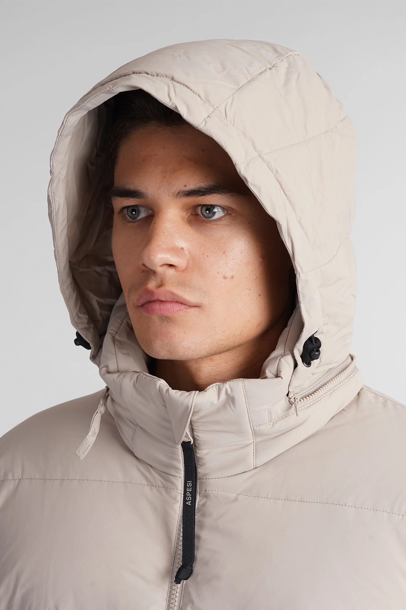 Pocoelastico re puffer in beige polyamide - Image 5