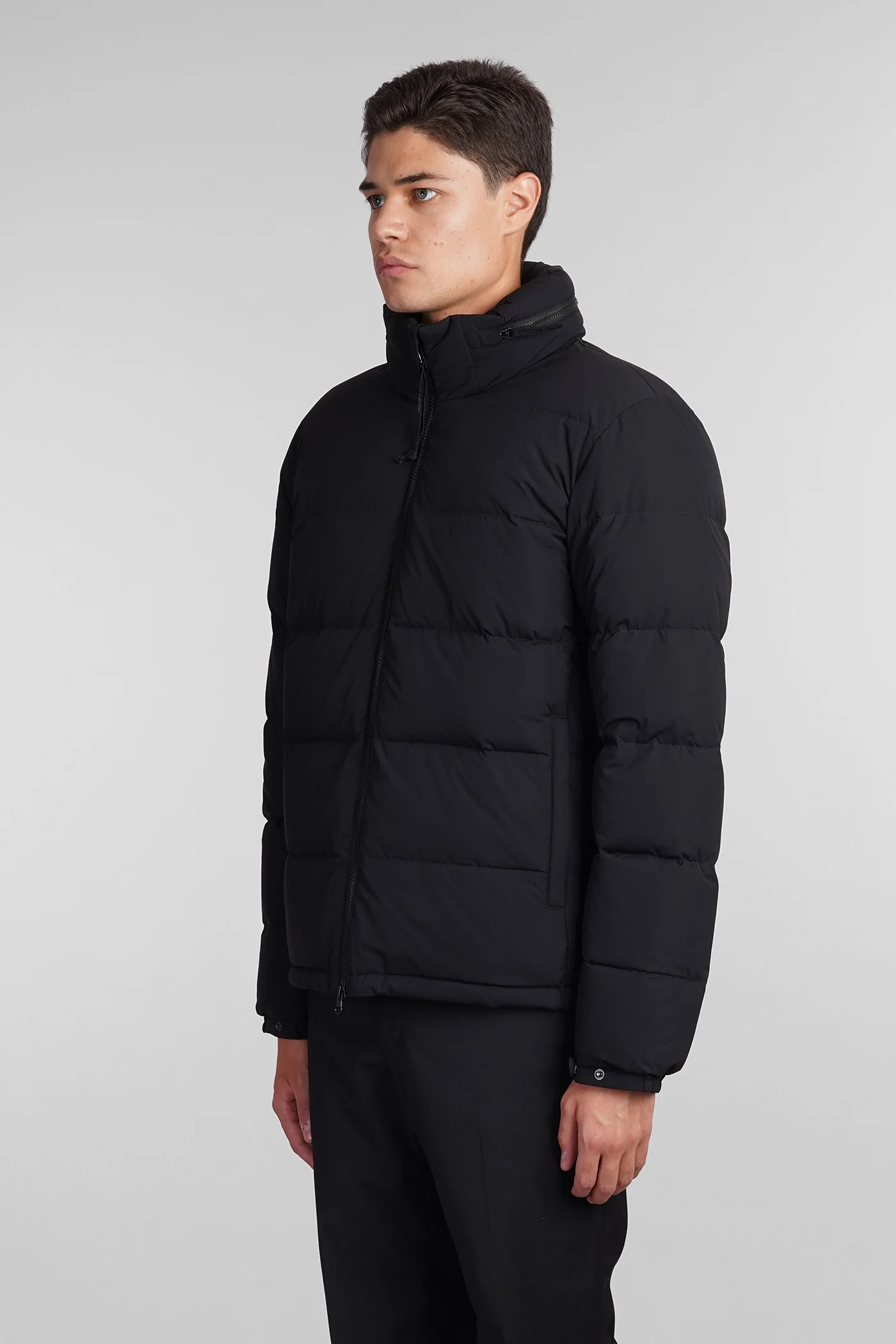 Pocoelastico re puffer in black polyamide - Image 4