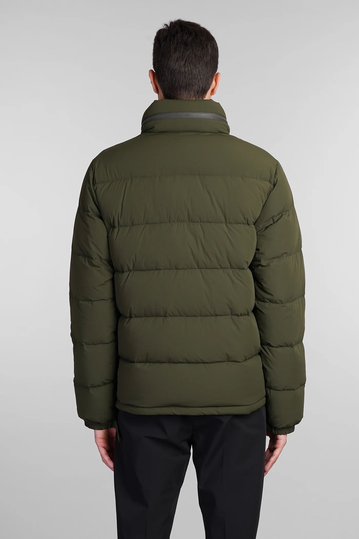 Pocoelastico re puffer in green polyamide - Image 3