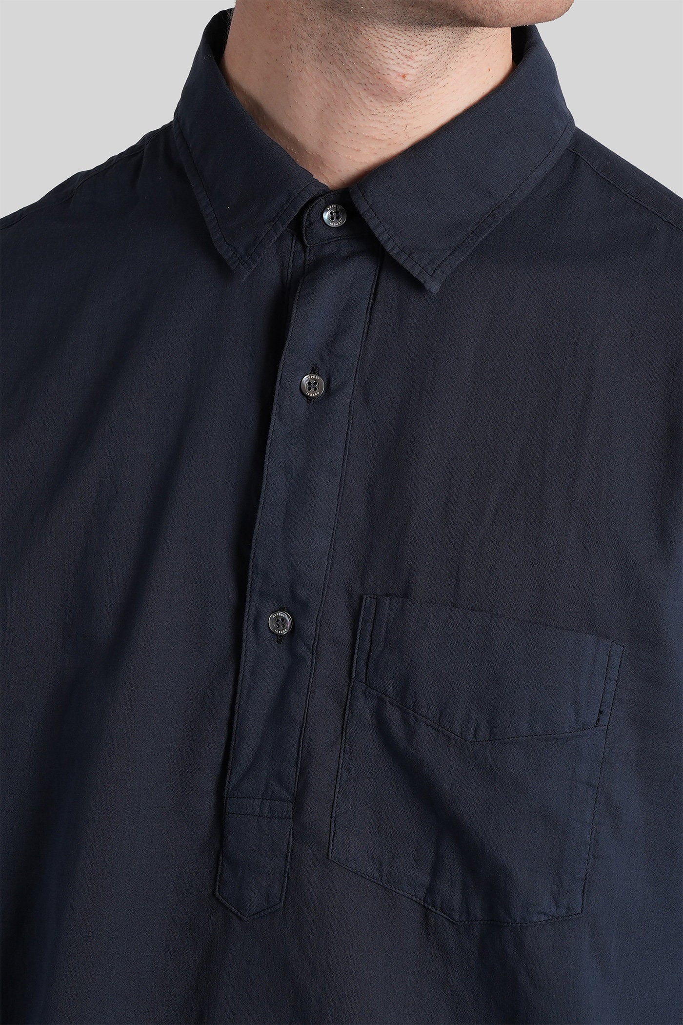 Richiusa Shirt in blue cotton - Image 5