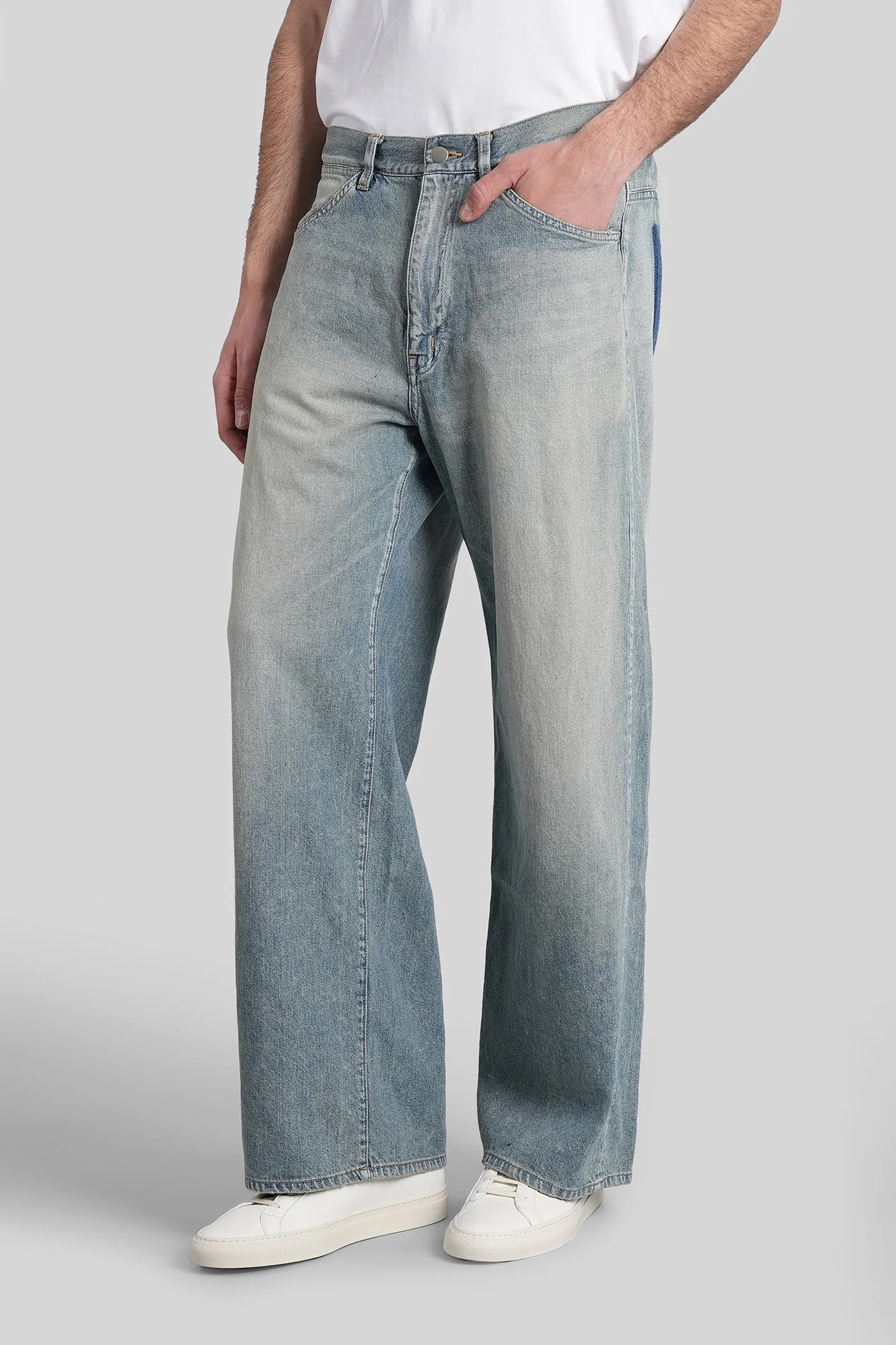 Jeans in blue cotton - Image 4