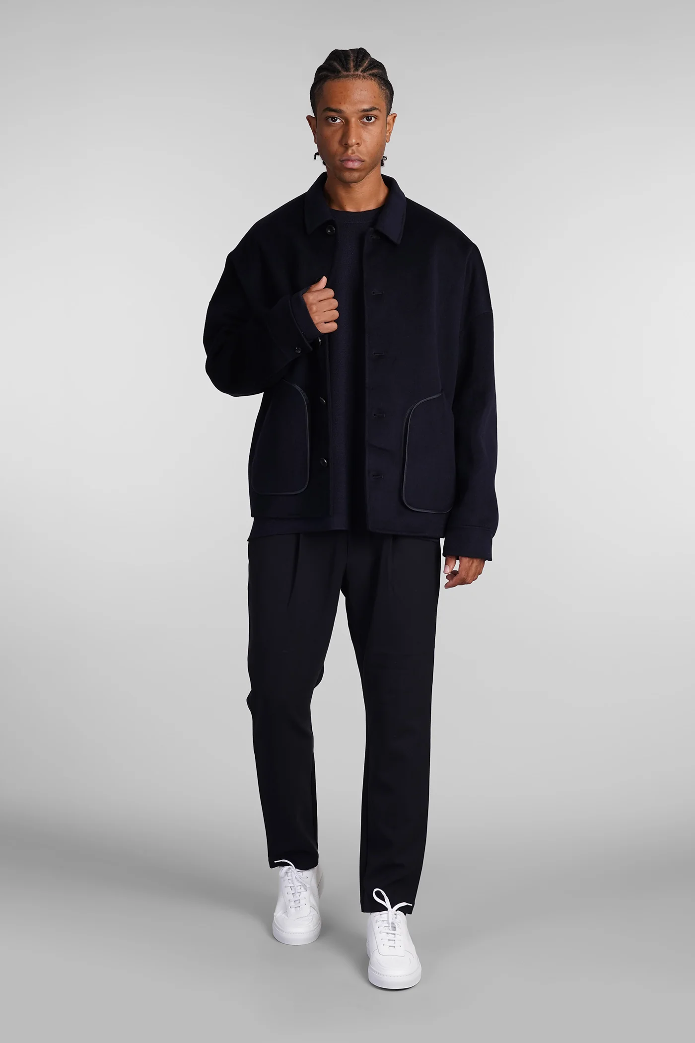 Knitwear in blue wool - Image 2