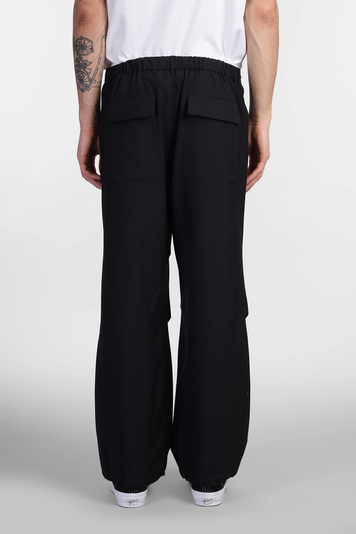 Pants in black wool - Image 3