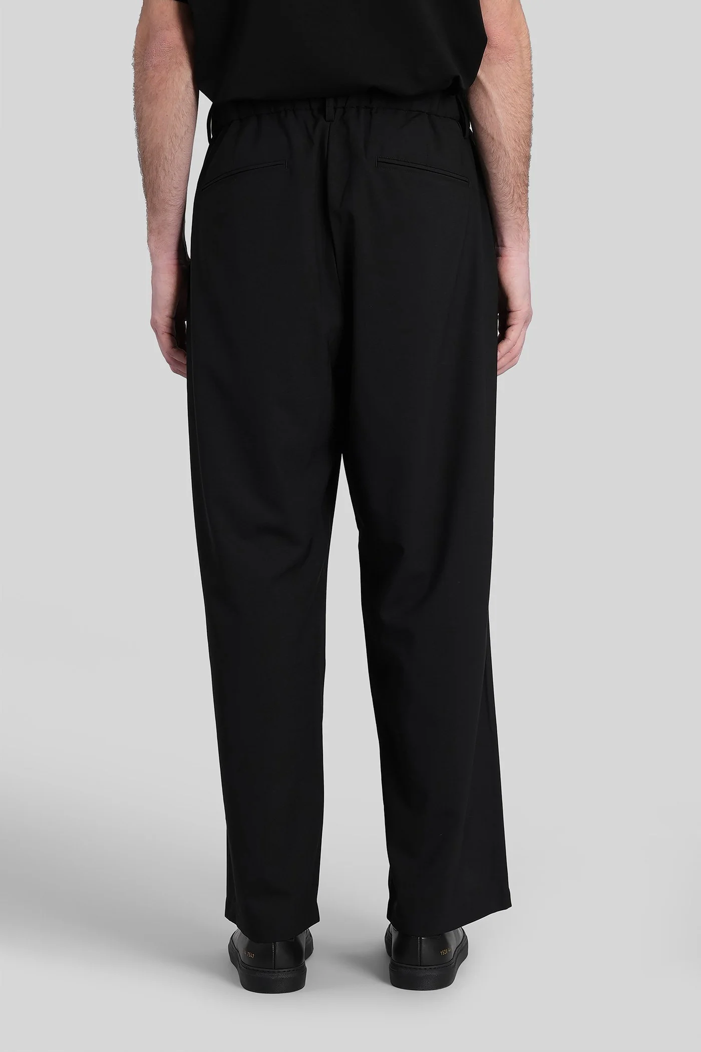 Pants in black wool - Image 3