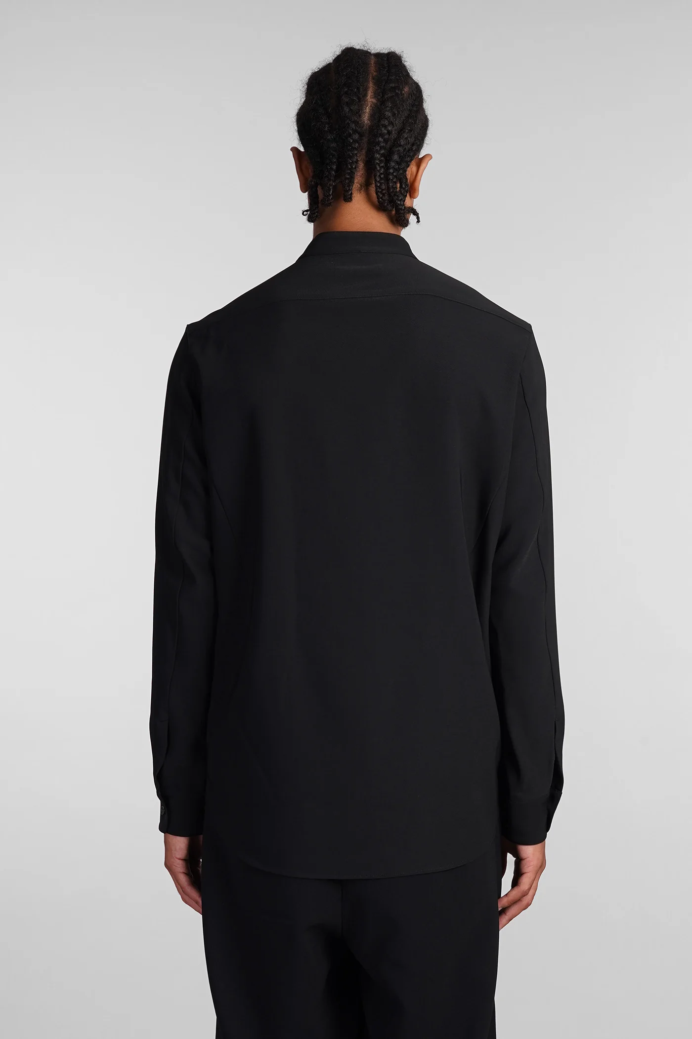 Shirt in black polyester - Image 3
