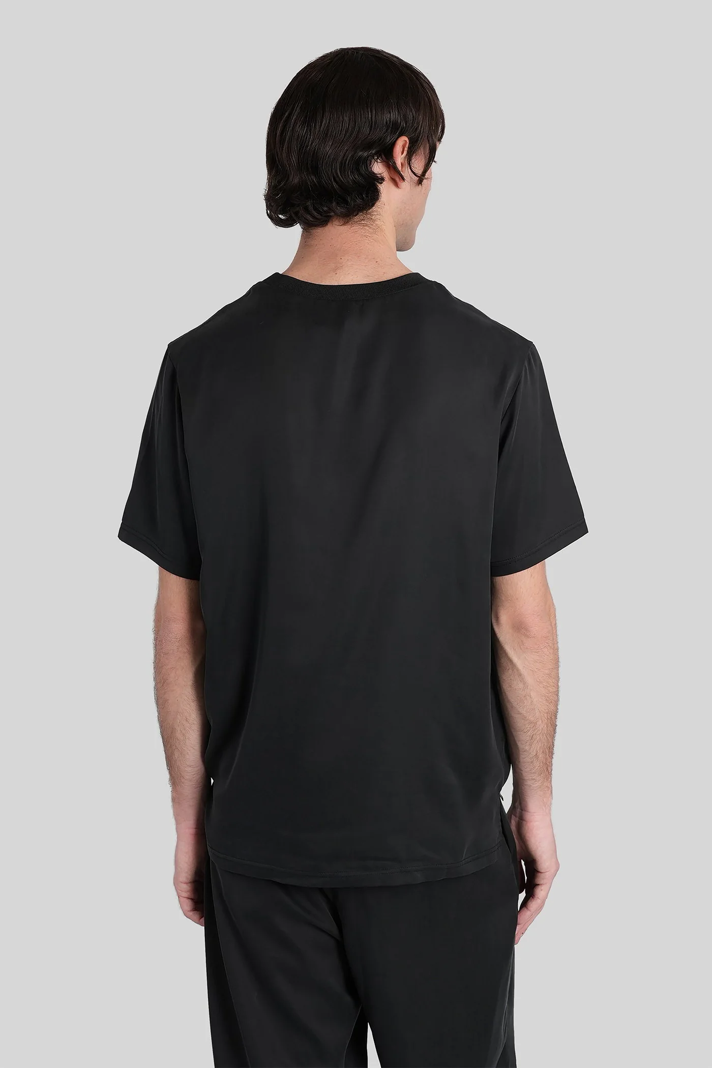 T-Shirt in black polyamide polyester - Image 3