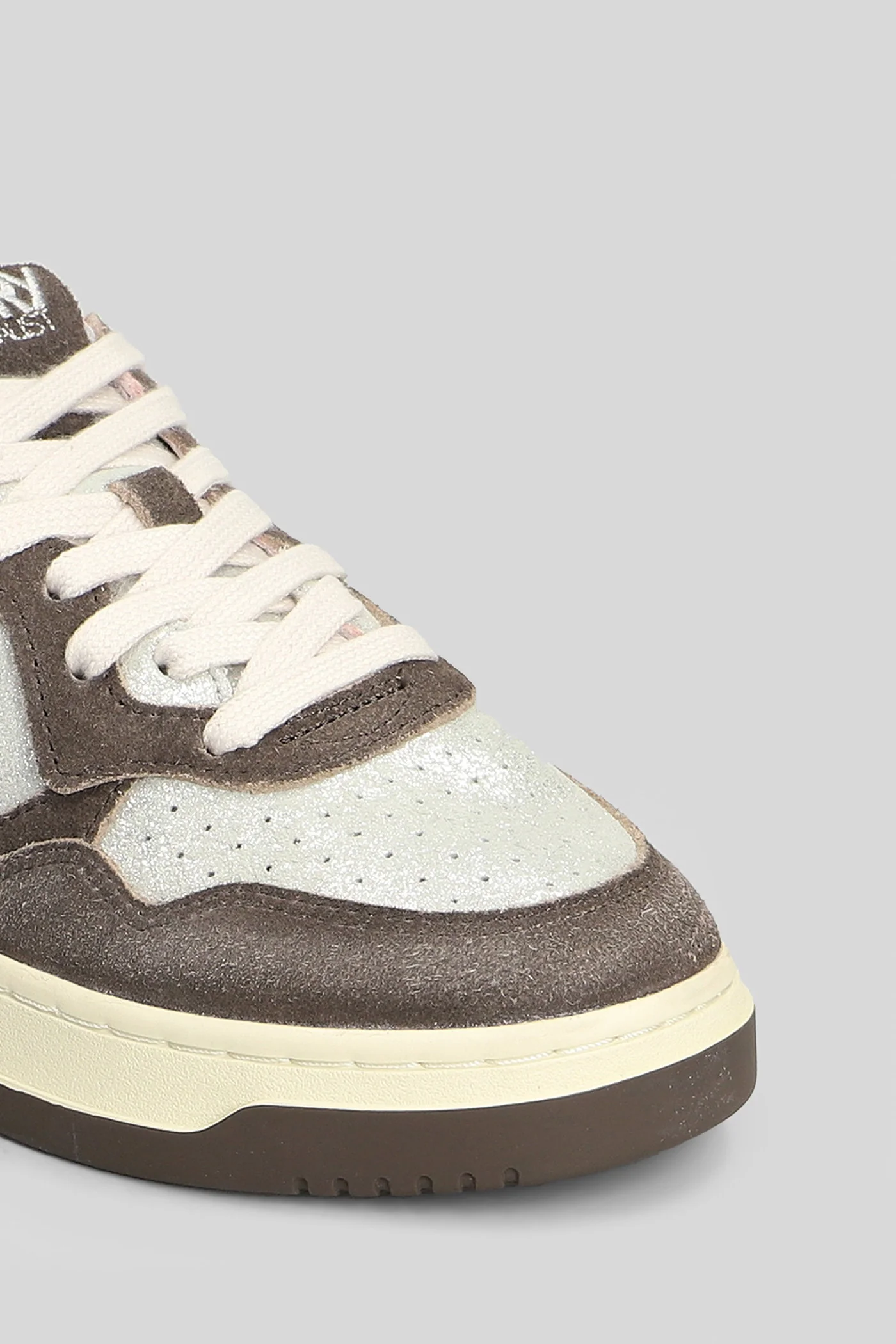 Medalist Low Sneakers in silver Suede and fabric - Image 25