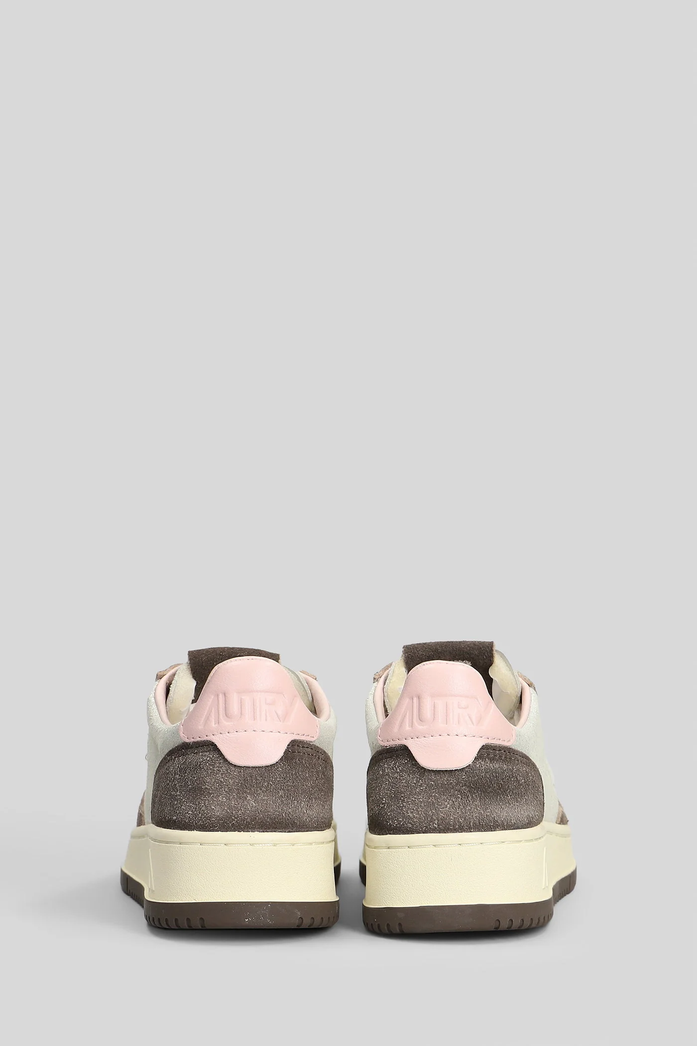 Medalist Low Sneakers in silver Suede and fabric - Image 54