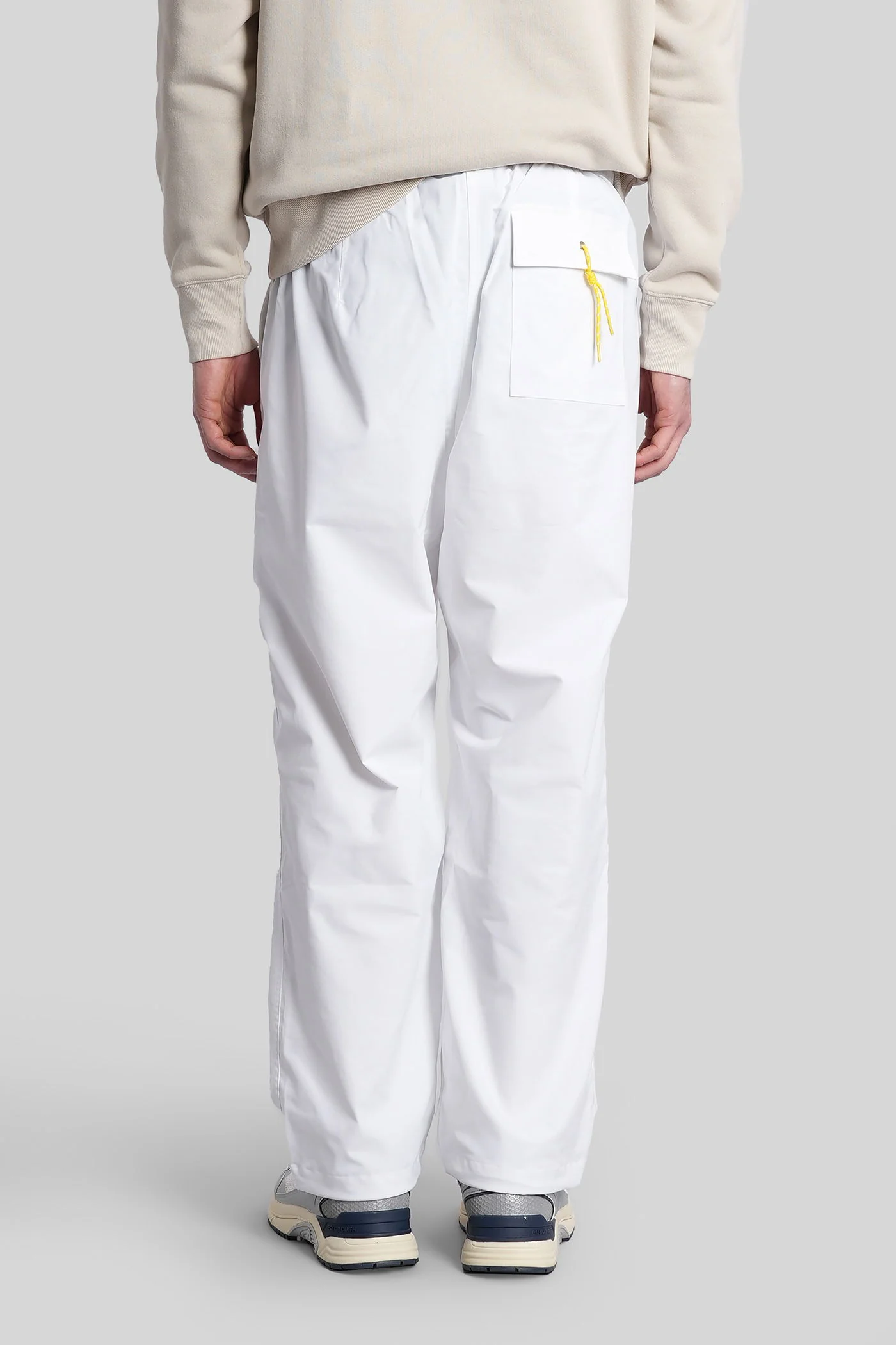 Pants in white nylon - Image 3