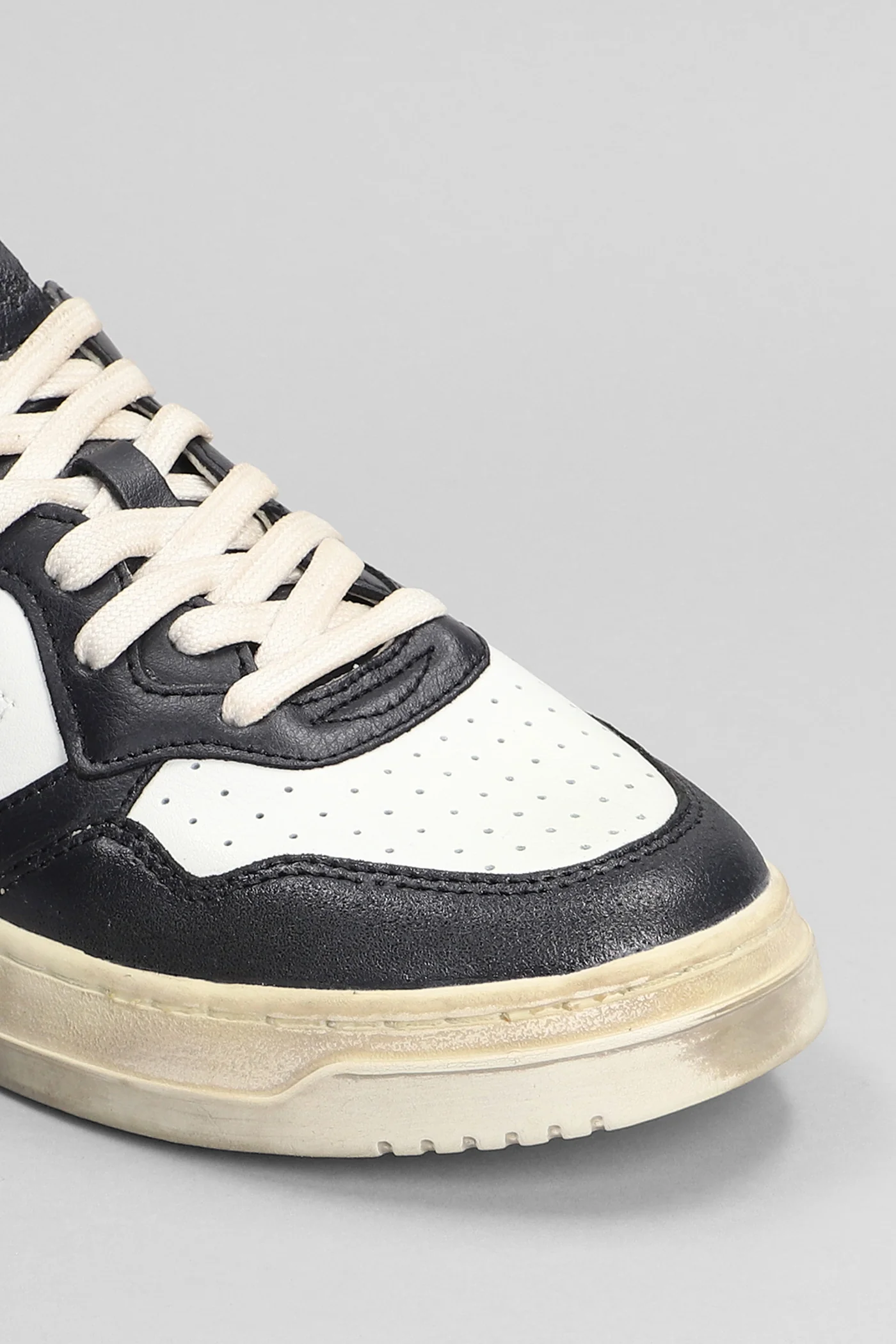 Sup Vint Low Sneakers in black leather - Image 5