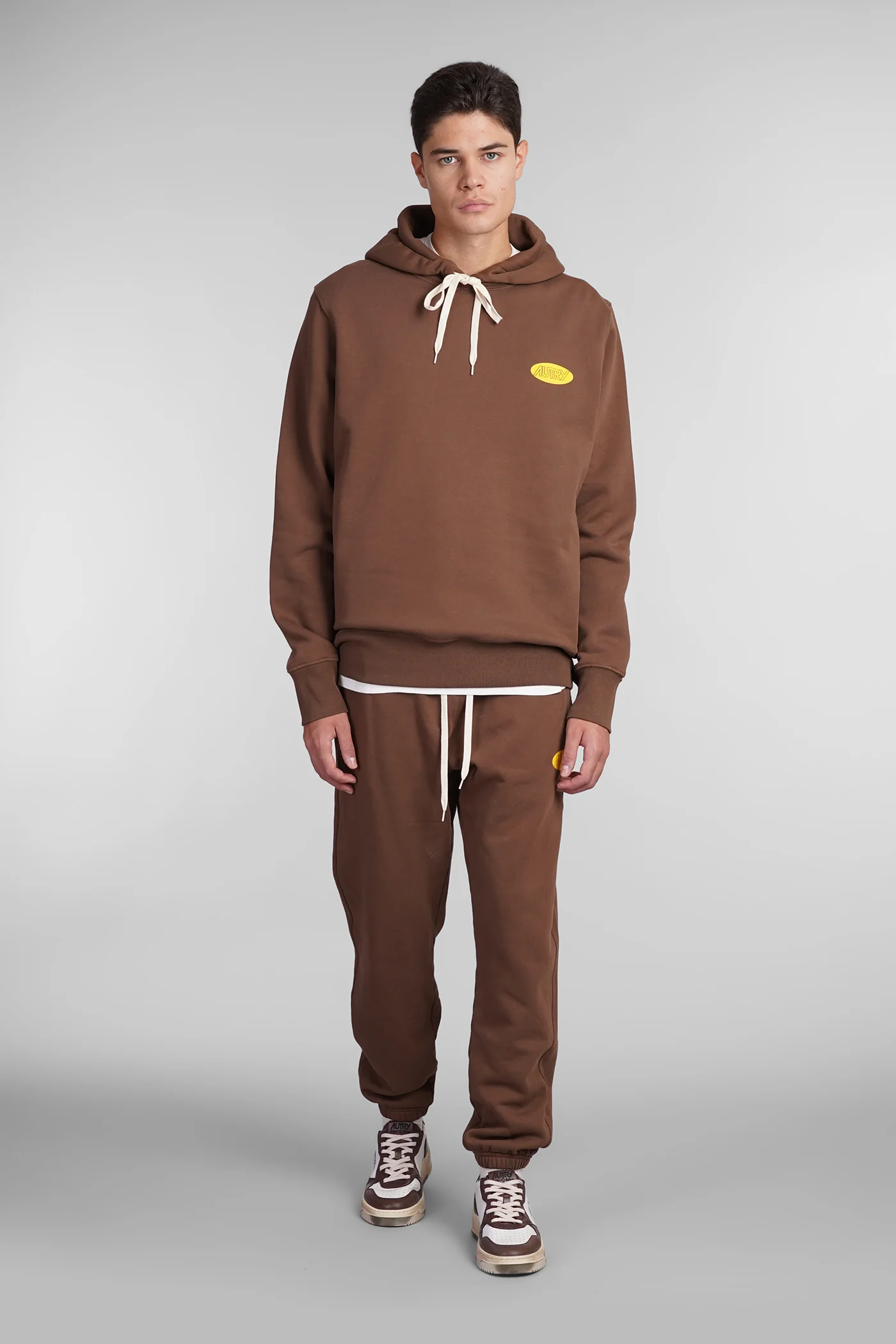 Sweatshirt in brown cotton - Image 2