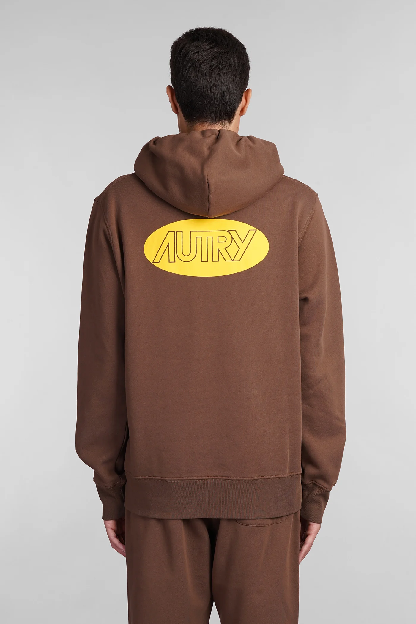 Sweatshirt in brown cotton - Image 3