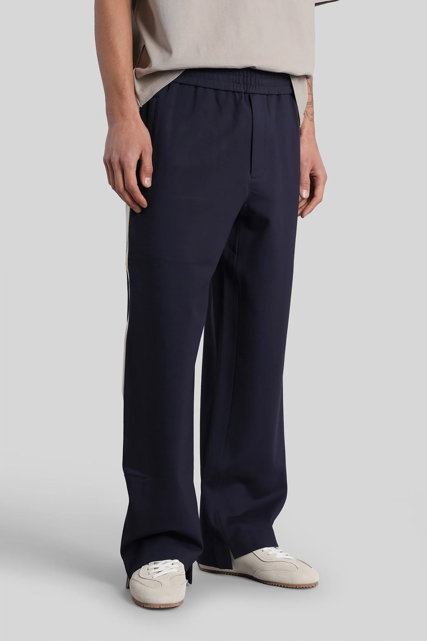 Shaw Track Pants Pants in blue cotton - Image 9