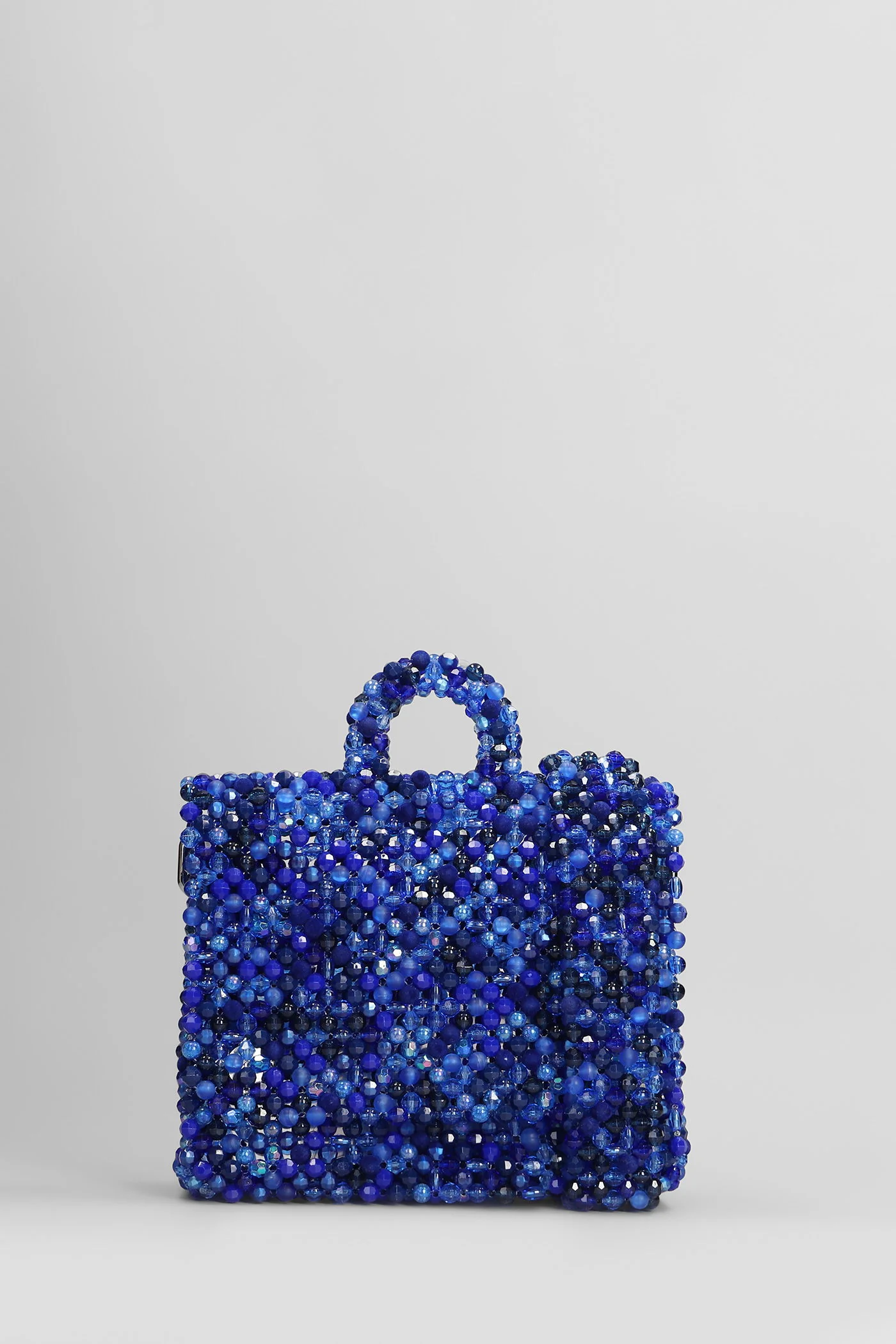 Renato mini Tote in blue acrylic