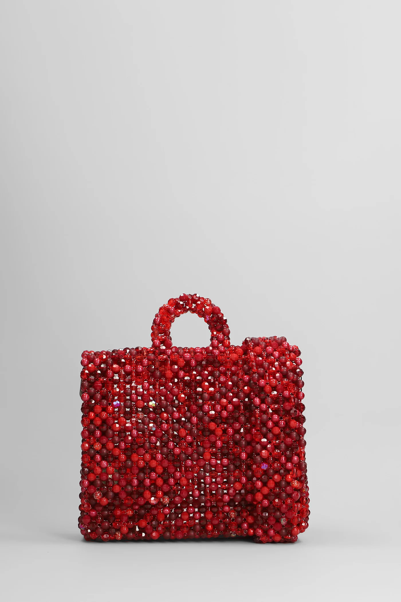 Renato mini Tote in red acrylic