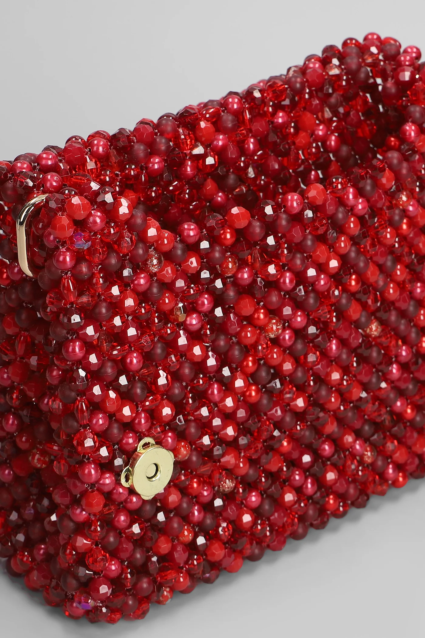 Renato mini Tote in red acrylic - Image 4