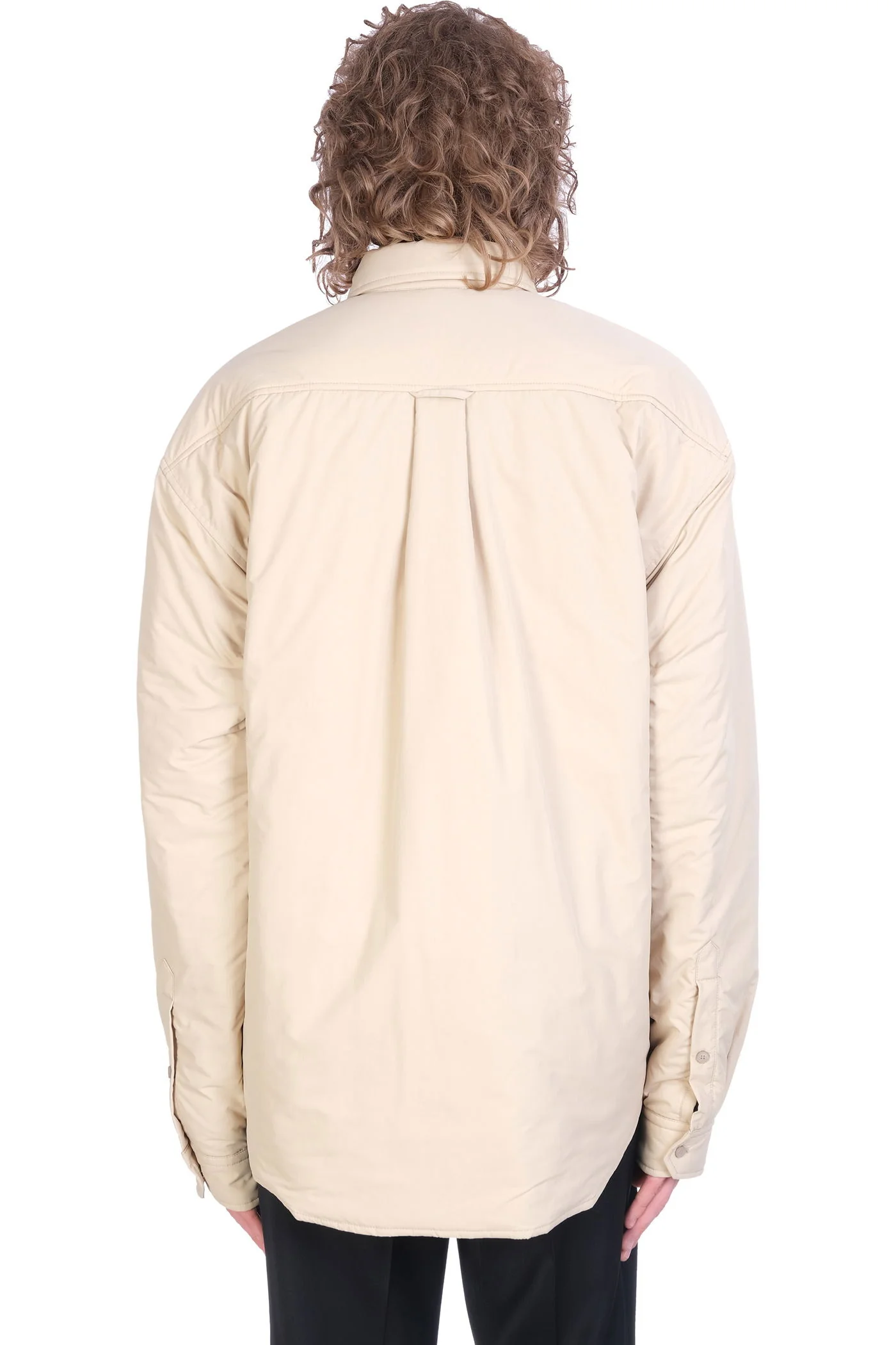Bomber Jacket in beige polyamide - Image 3