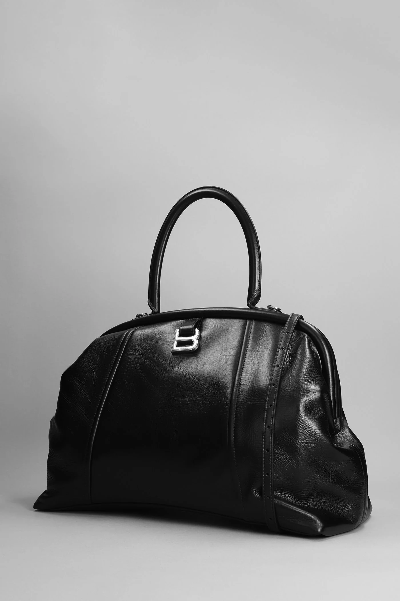 Frame bag l Hand bag in black leather - Image 2
