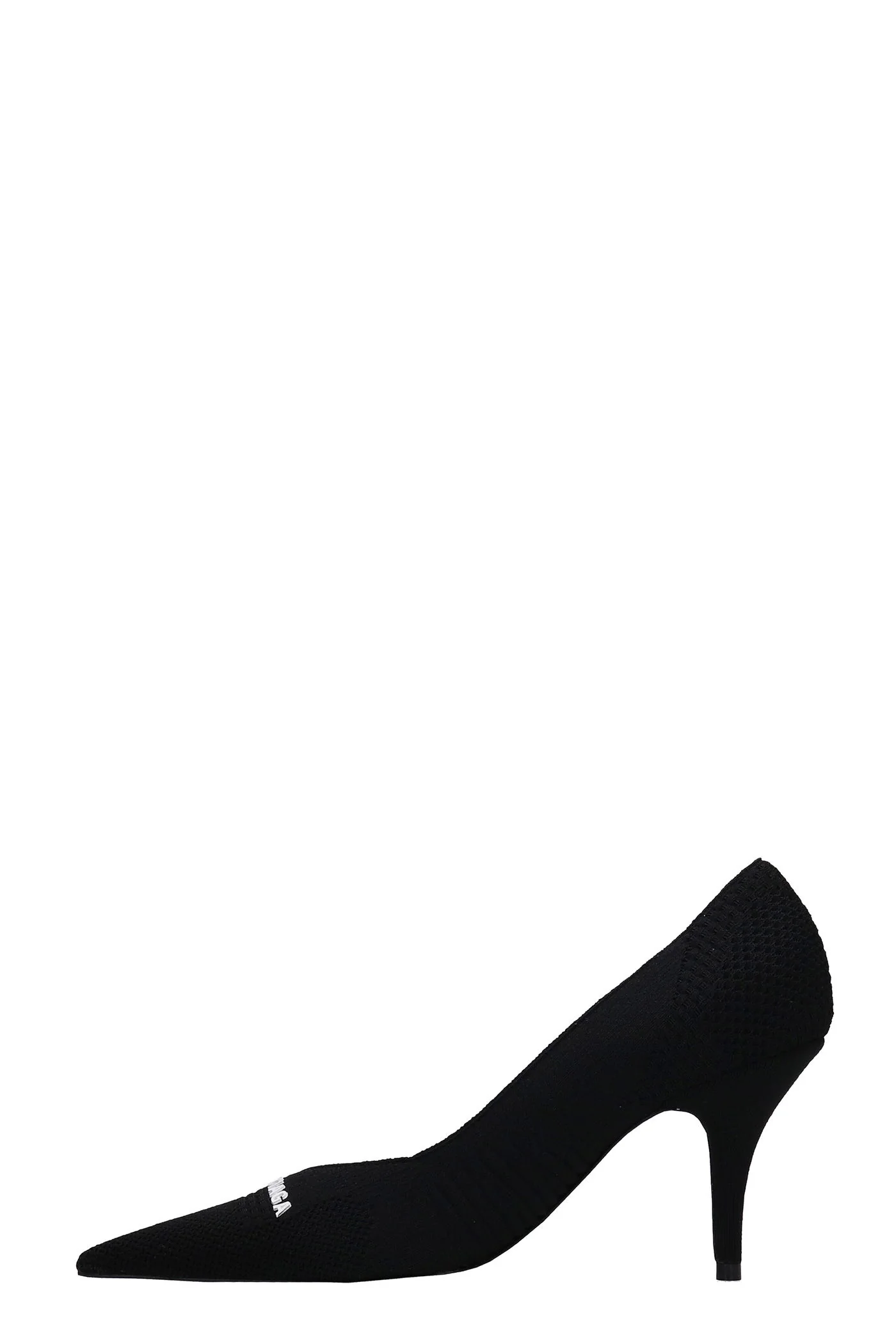 Pumps in black synthetic fibers - Image 3