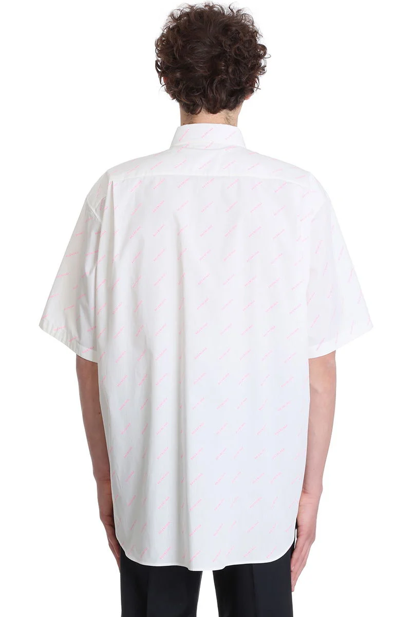 Shirt in white cotton - Image 3