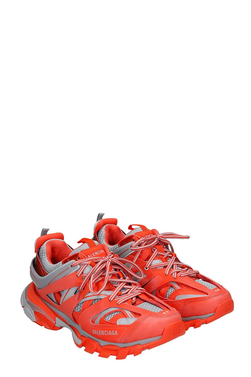 Sneakers in red leather - Image 2