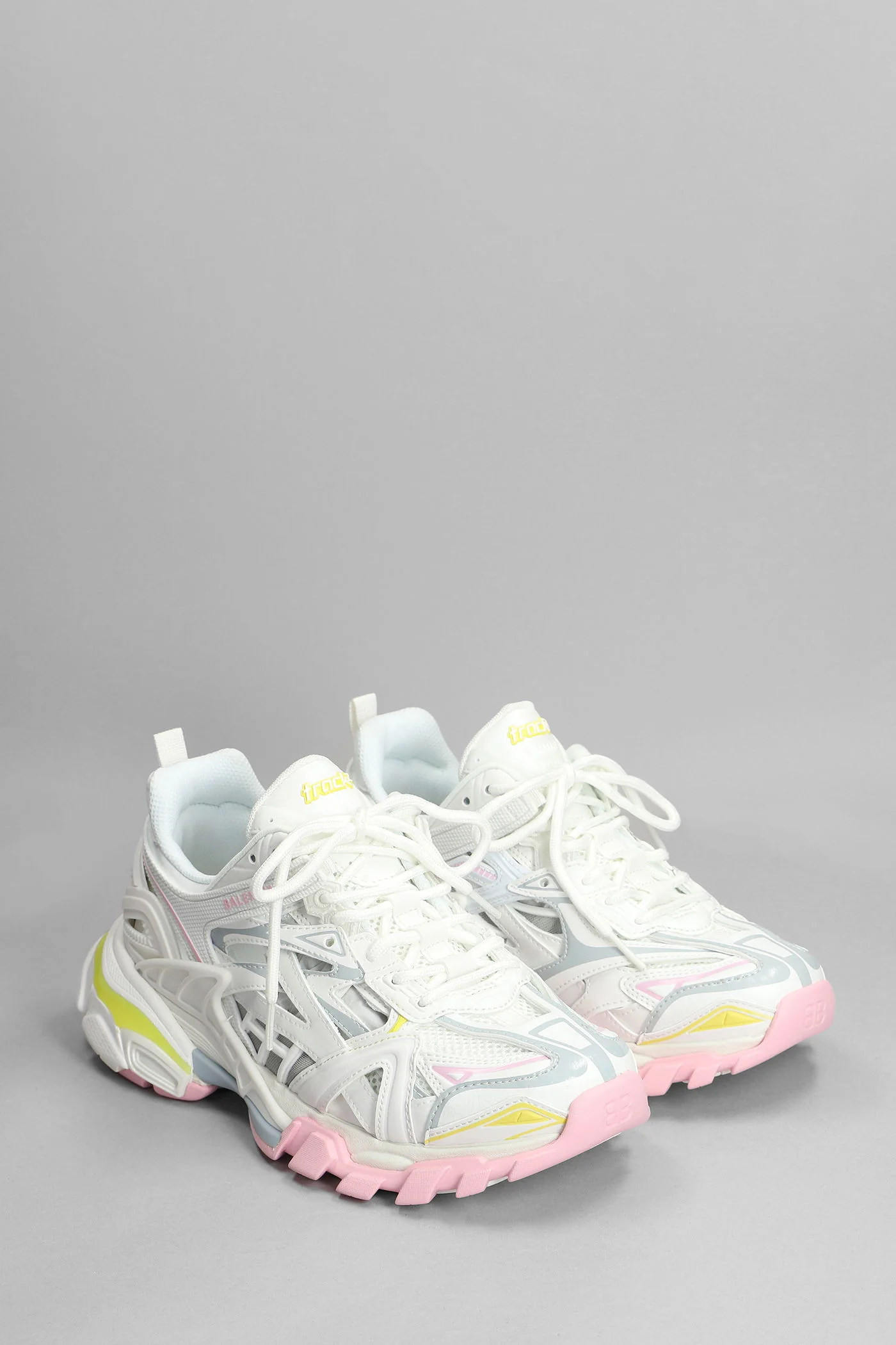 Sneakers in yellow synthetic fibers - Image 2