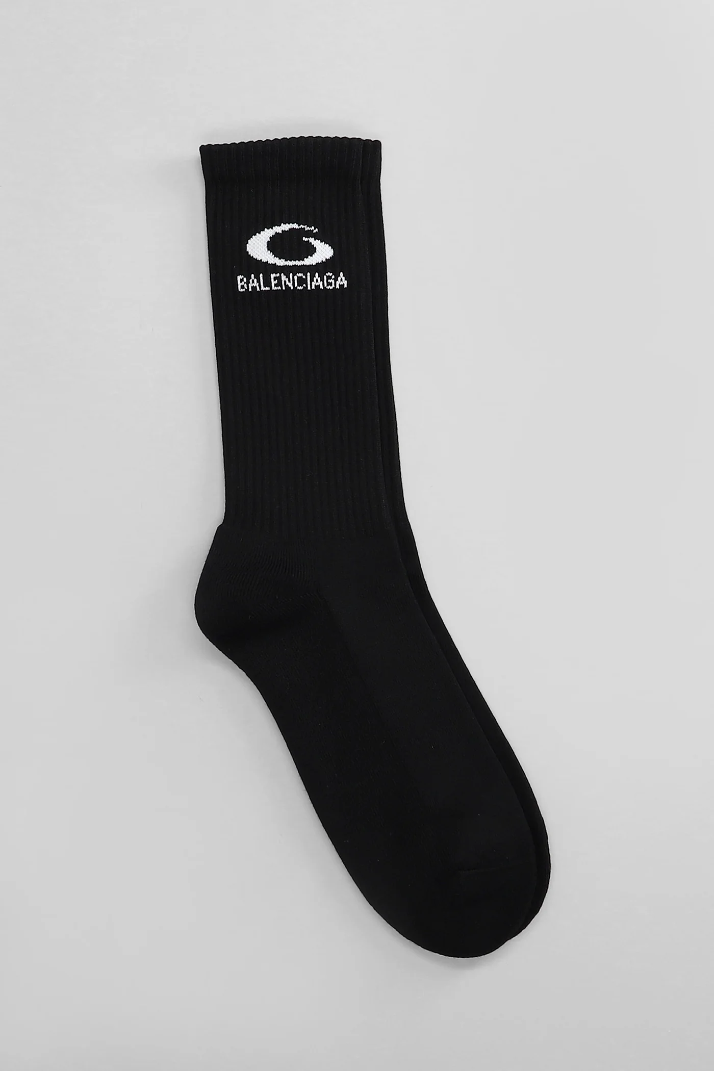 Socks in black cotton