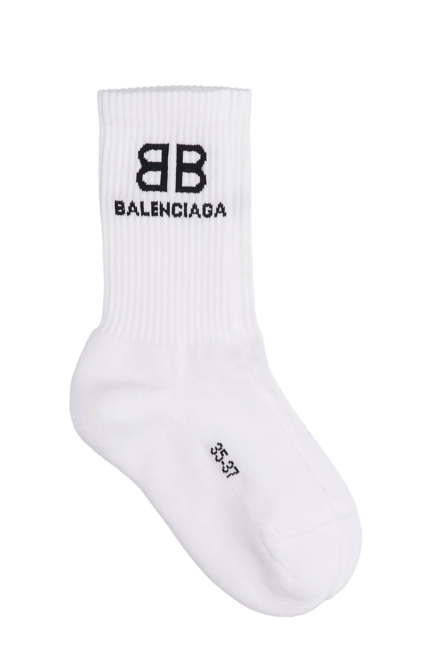 Socks in white cotton