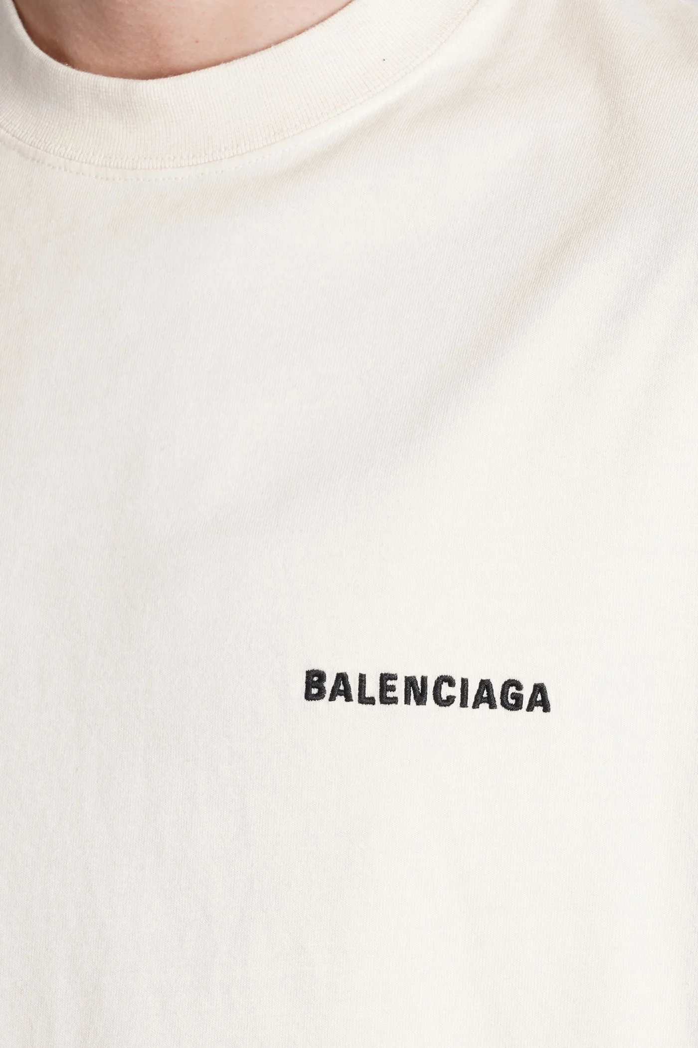 T-Shirt in beige cotton - Image 5