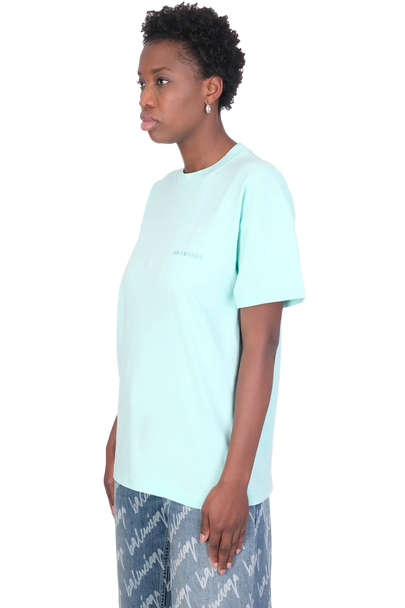 T-Shirt in green cotton - Image 4