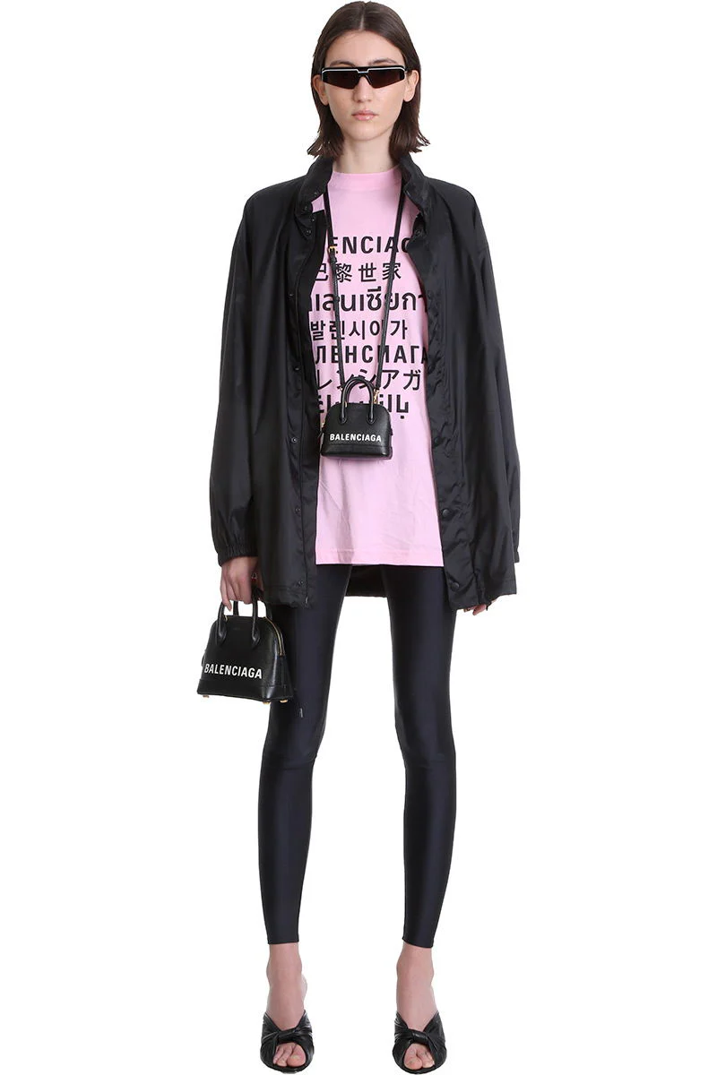 T-Shirt in rose-pink cotton - Image 2