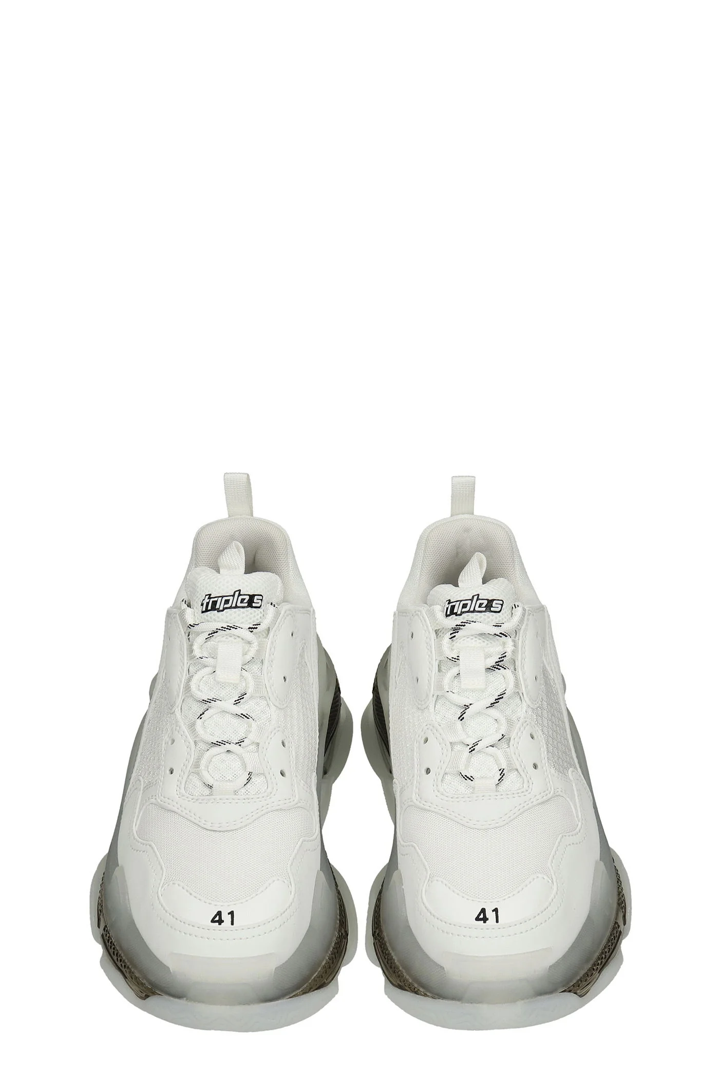 Triple s Sneakers in white polyester - Image 4