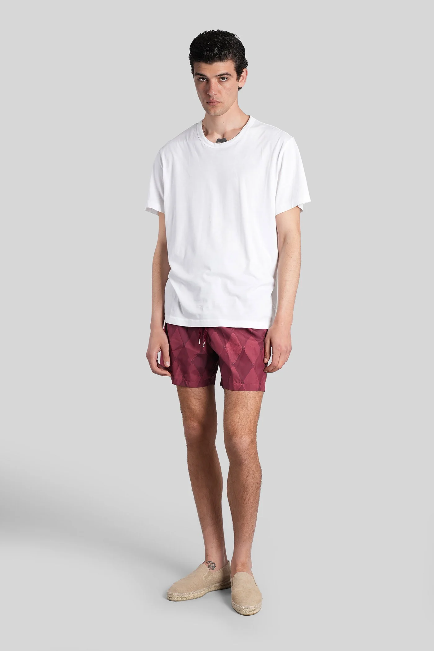 Beachwear in red polyester - Image 2