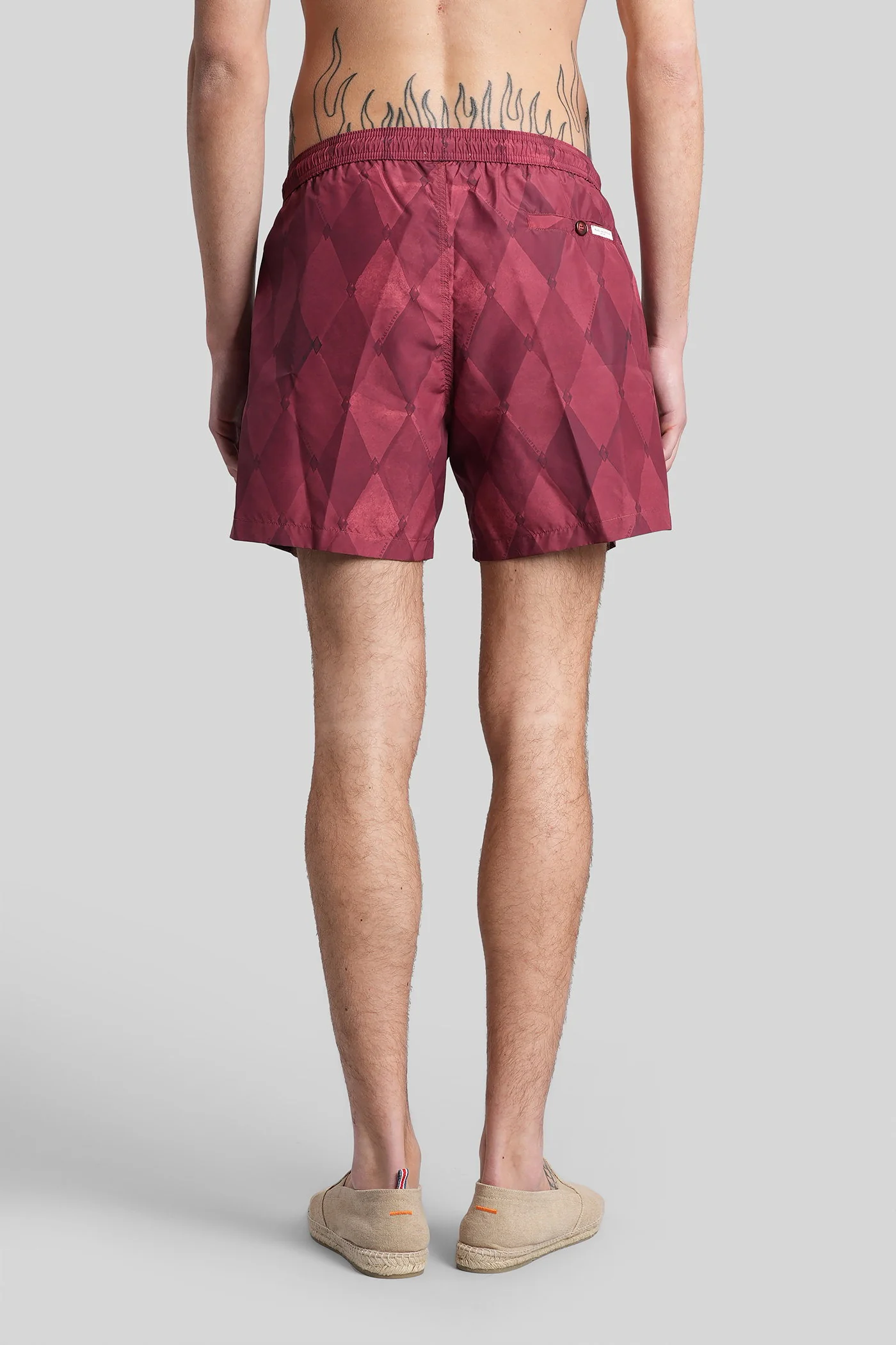 Beachwear in red polyester - Image 3